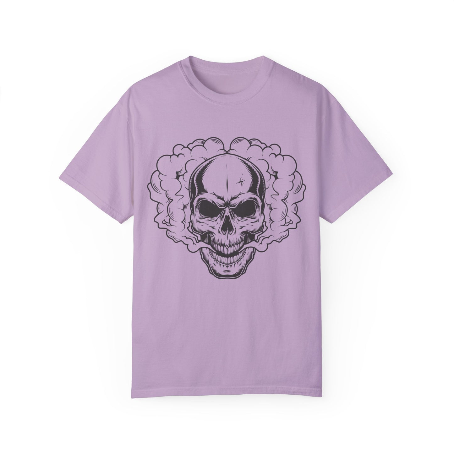 Unisex-T-Shirt aus Baumwolle mit Totenkopf 