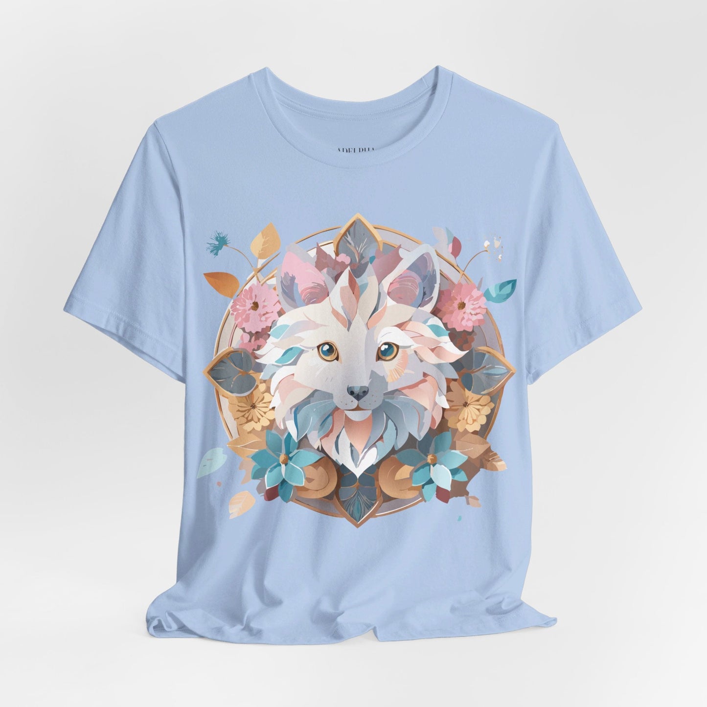 Medallion Graphic Unisex 100 Cotton Vintage Animal Medal Artwork Tee 90