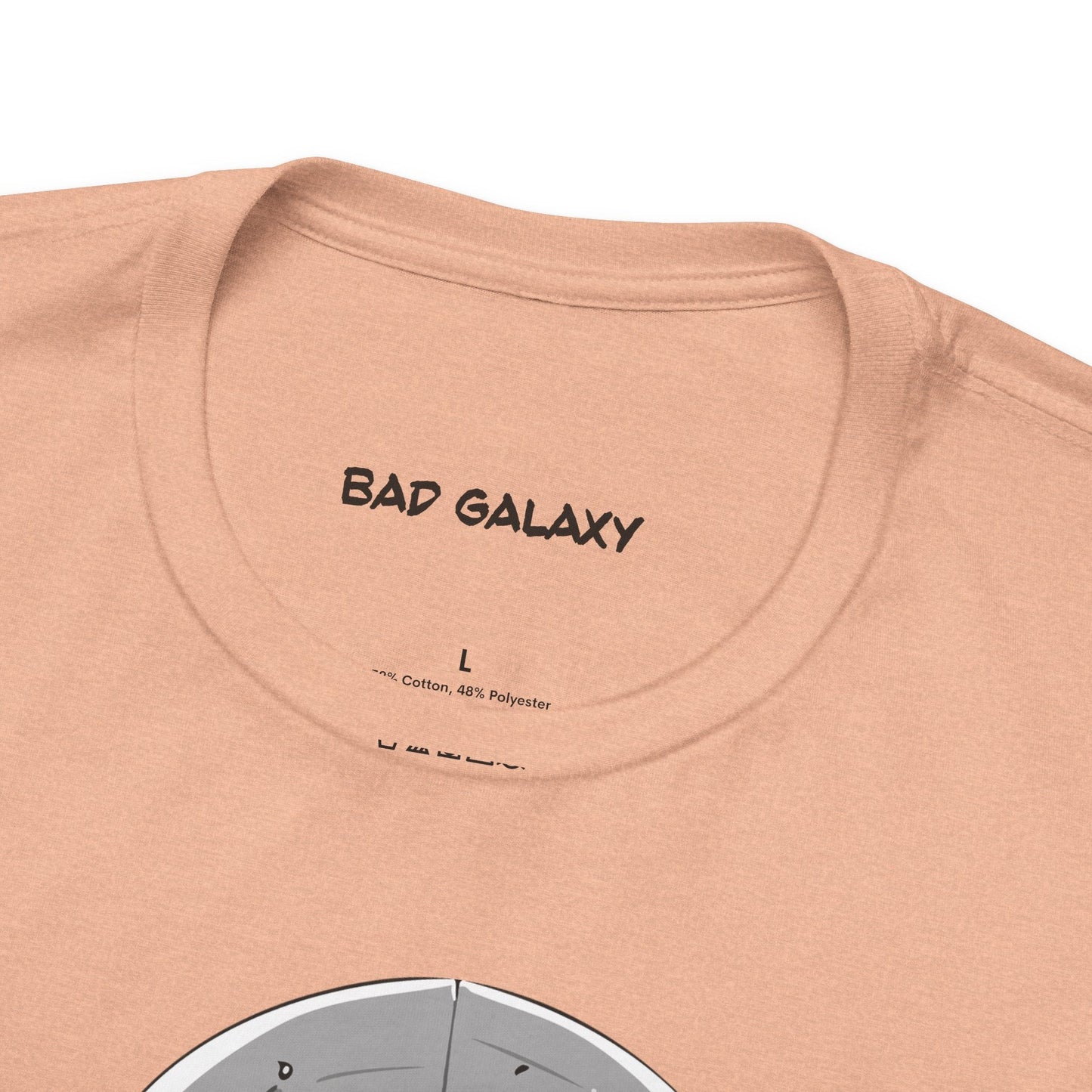 Tee Shirt With Alien From Bad Galaxy Made To Order 100 Percent Cotton Eco Friendly Inks USA