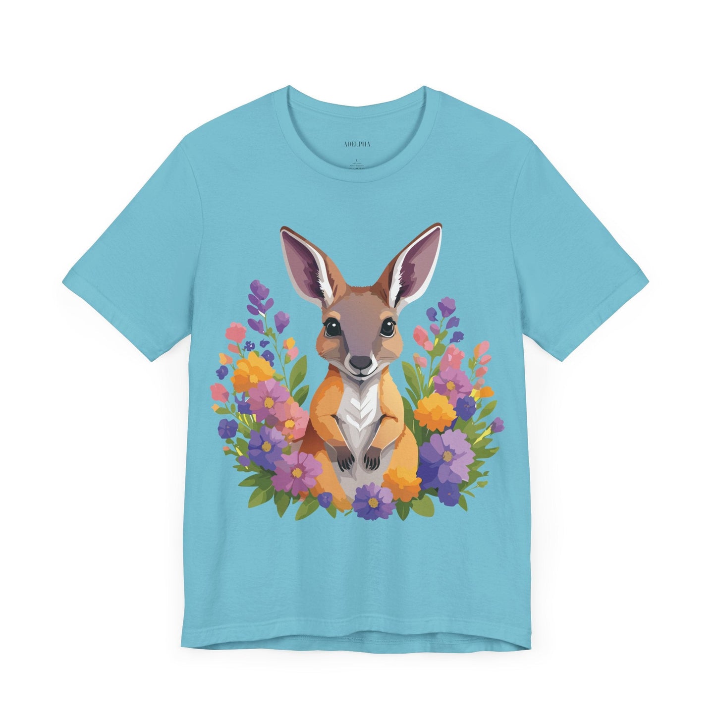 Kangaroo Graphic Unisex 100 Cotton Vintage Animal Artwork Tee 2
