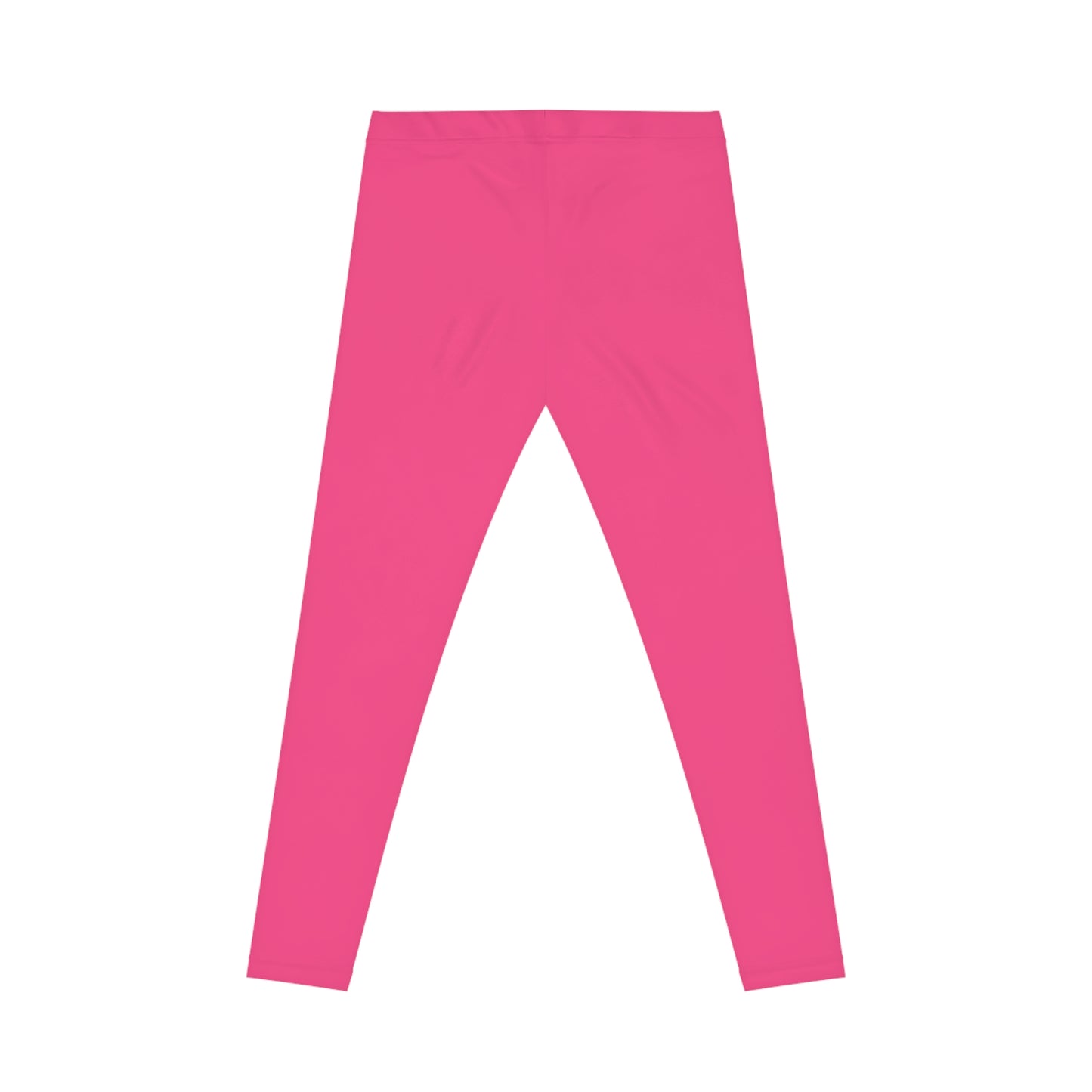 Wild Strawberry Color Women's Poly-Span Casual Leggings XS-2XL