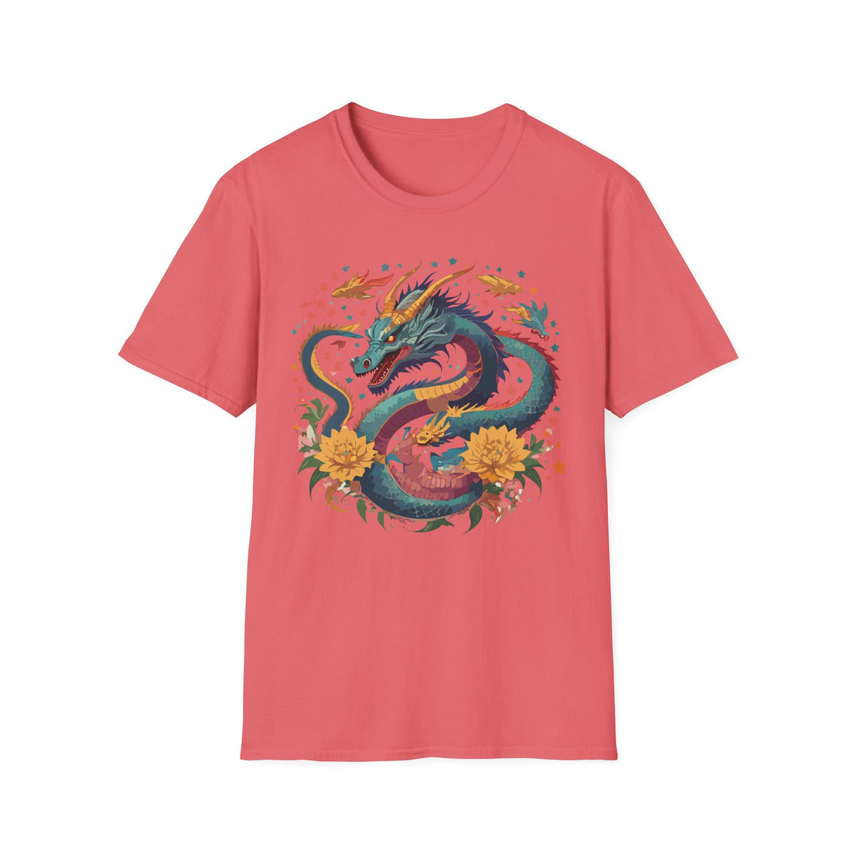 Dragon Graphic Tee Gildan Unisex 100 Cotton Tee Shirt with Animal a33