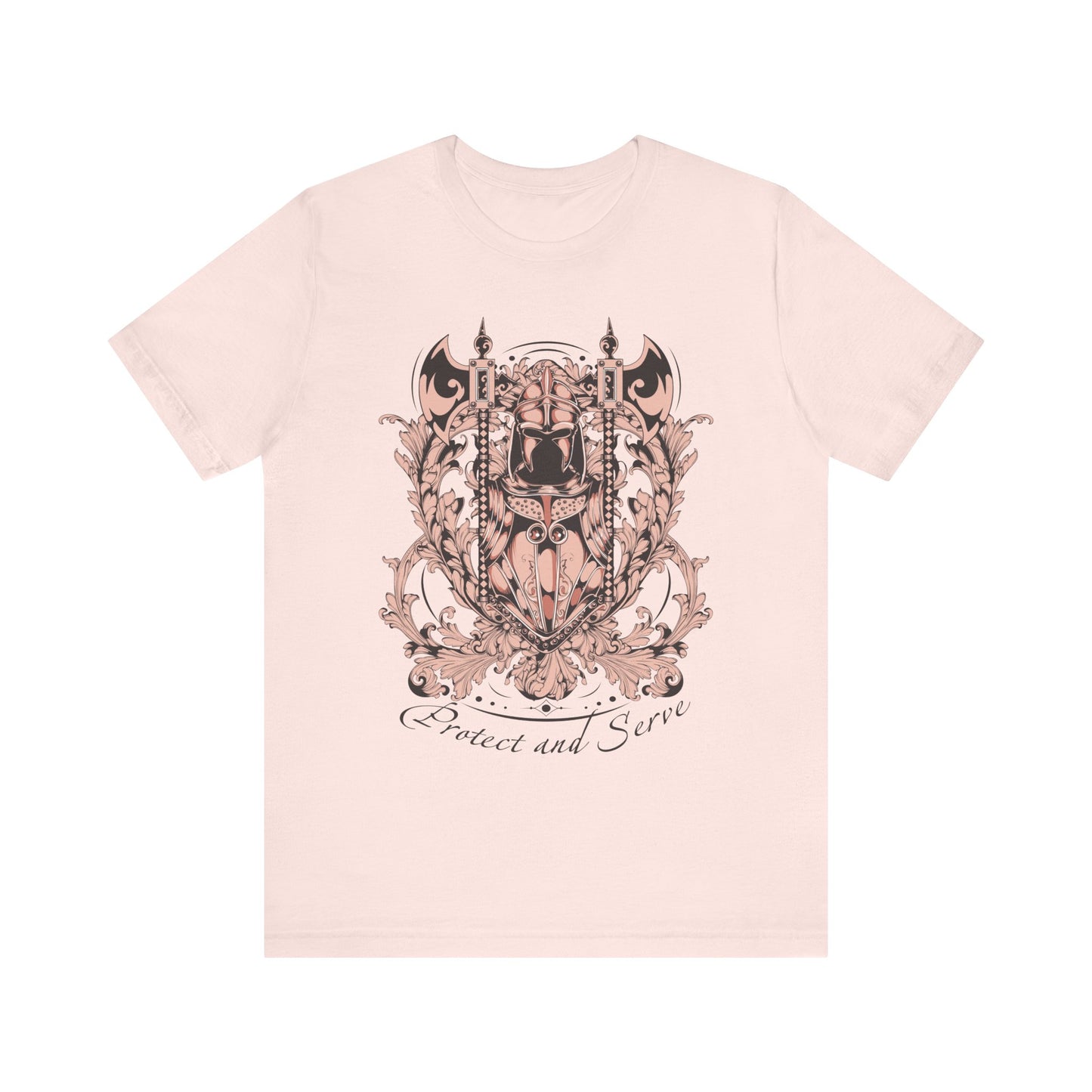 Protect and Serve Graphic Tee, Artistic Tee, Graphic T-Shirt, Artistic T-Shirt, Vintage Shirt, Gifts for Police Officers