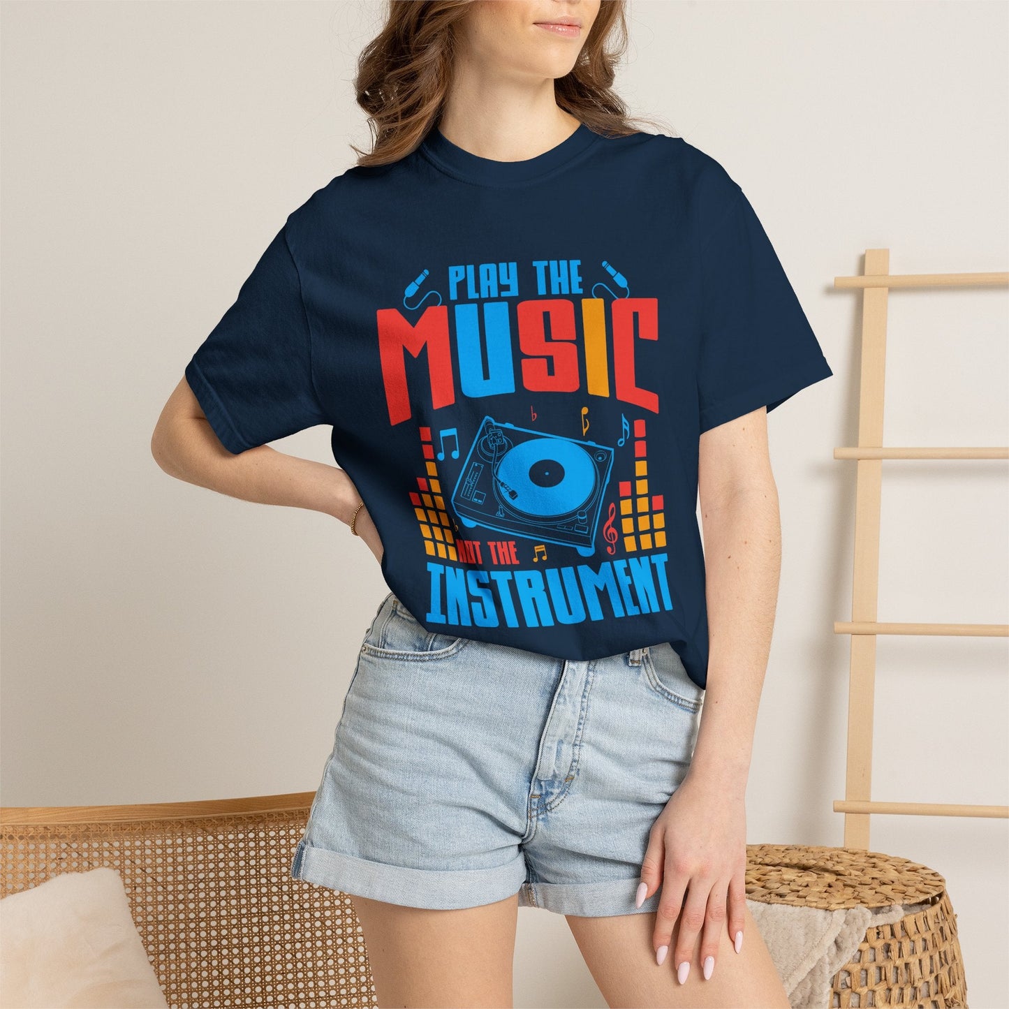 Music Graphic Design Unisex Cotton T-shirt 017