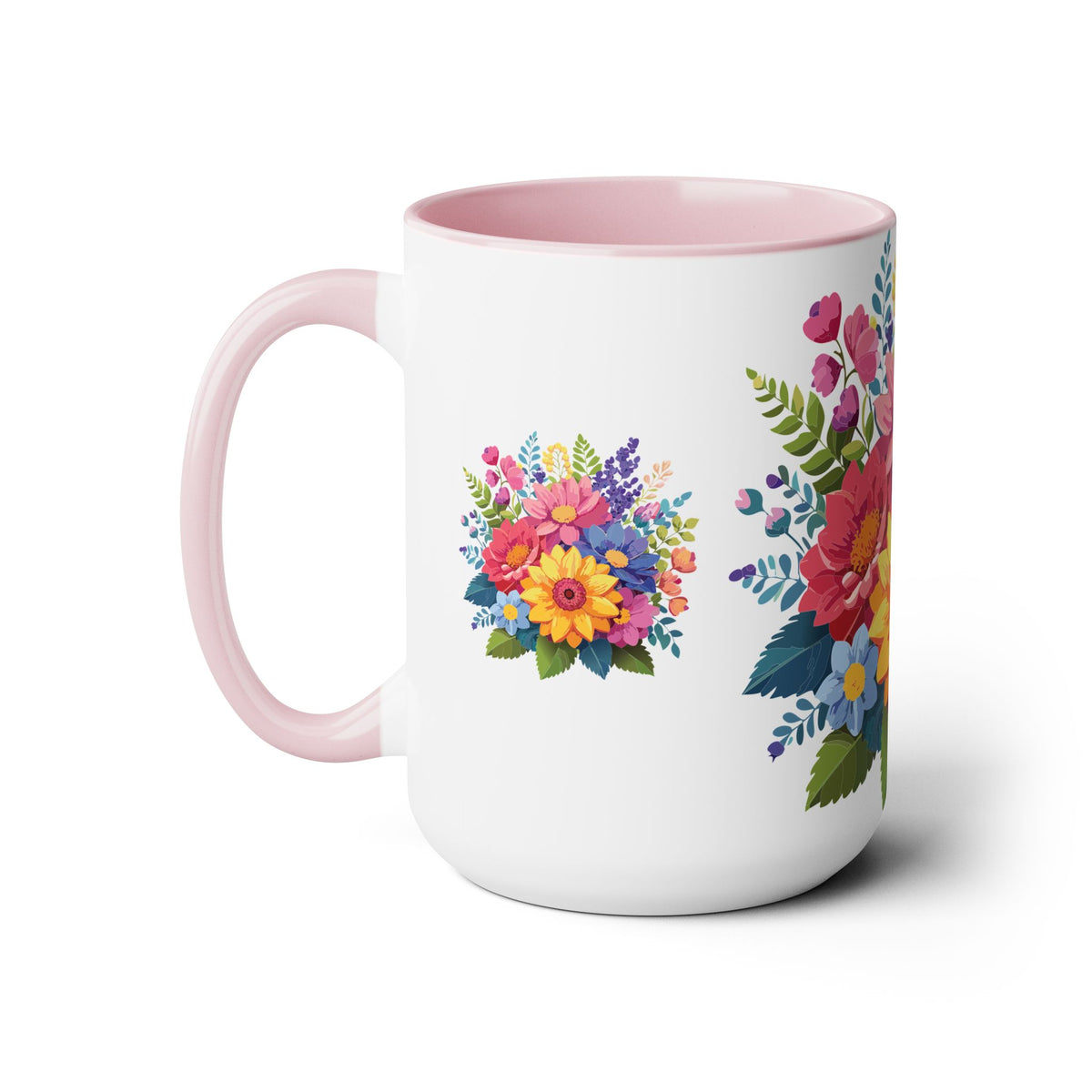 Floral Mug, Floral Cup