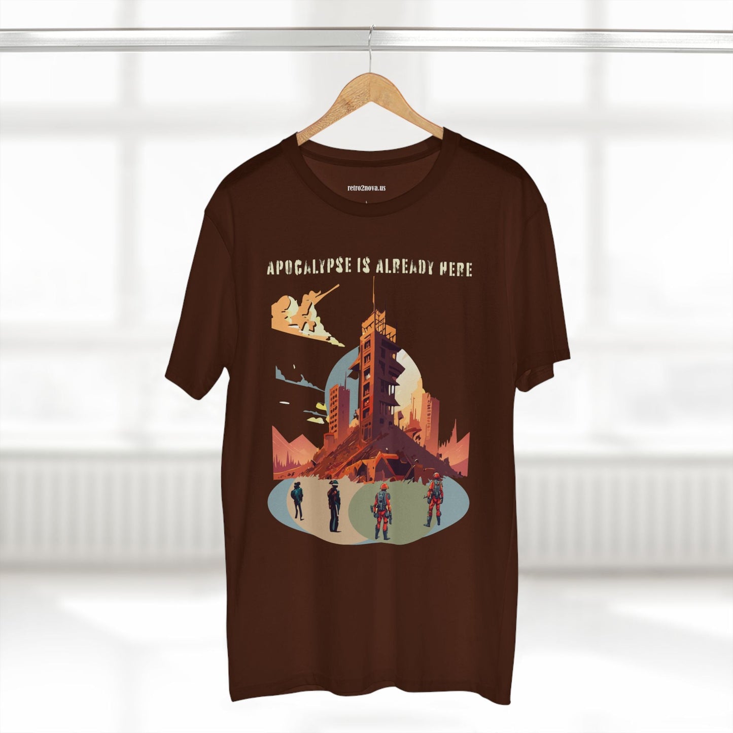 Cataclysm Doomsday Shirt Unisex Premium Cotton Tee With Original Retro Art Design