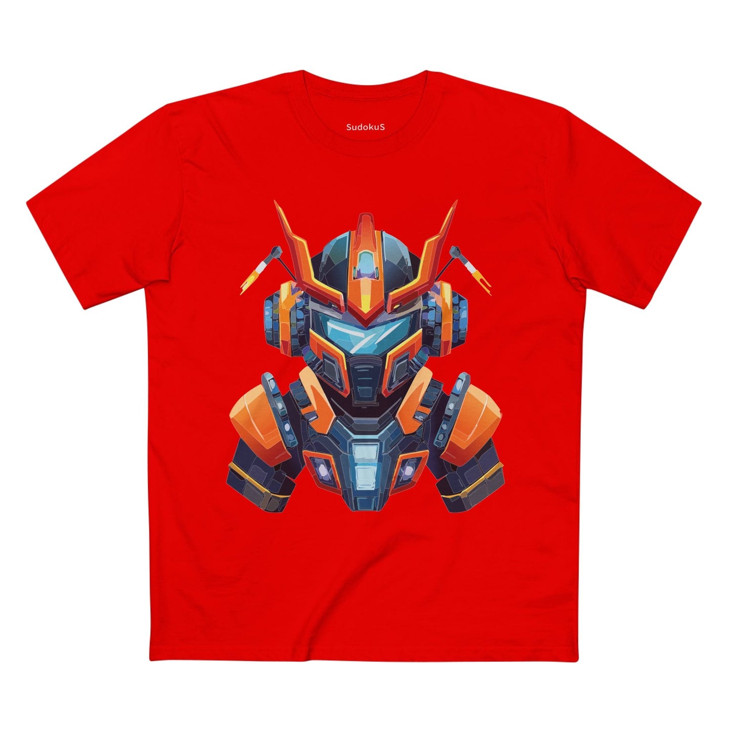Cyborg Robot Graphic Unisex 100 Cotton Staple Tee 1