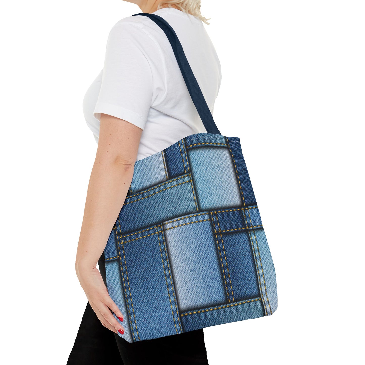 Denim Canvas Bag, Tote Bag Denim - PPU BEST