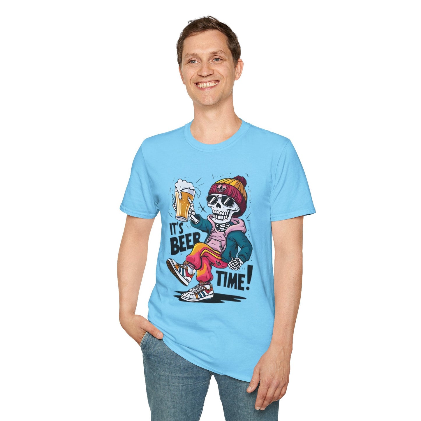 Gildan Softstyle 64000 Skull T Shirt Unisex Skeleton Graphic Tee Premium Comfort