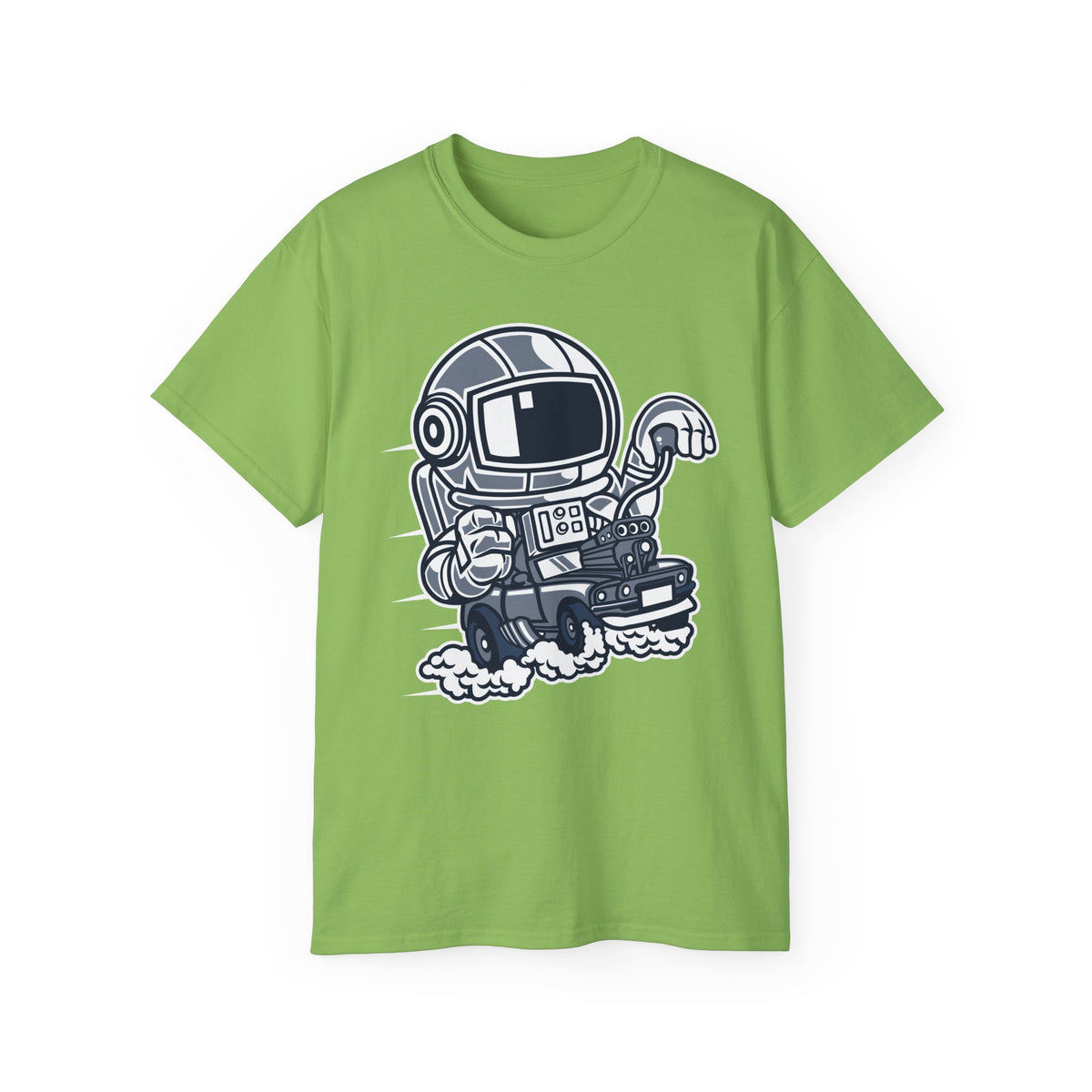 Astronaut Cartoon Graphic Tee Unisex 100 Cotton Gildan T-Shirt 4