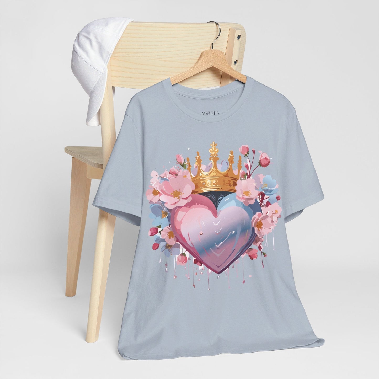 Valentine Graphic Tee Unisex Jersey Short Sleeve Adelpha Vintage Inspired Artwork
