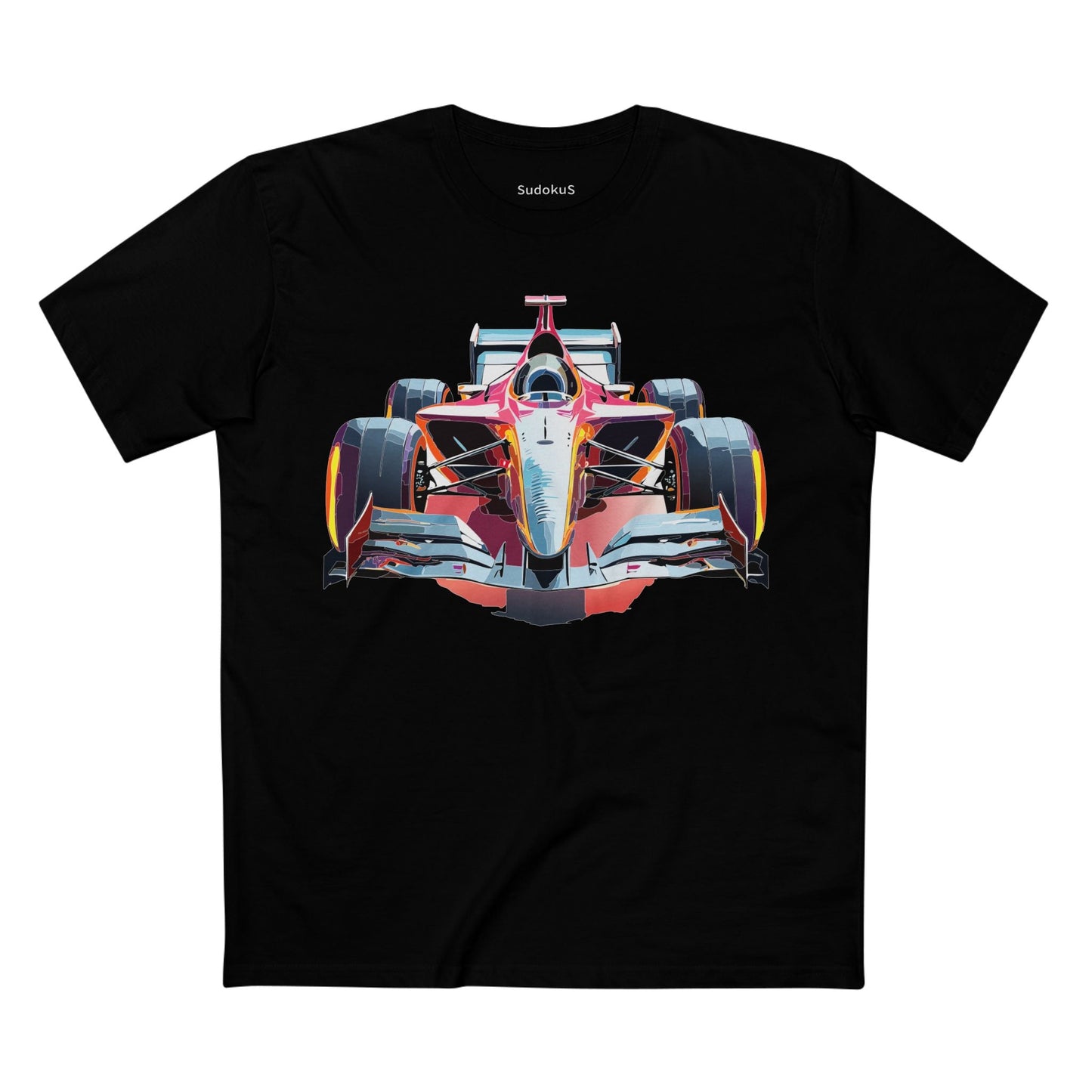 Car Graphic Unisex 100 Cotton Staple Tee 7