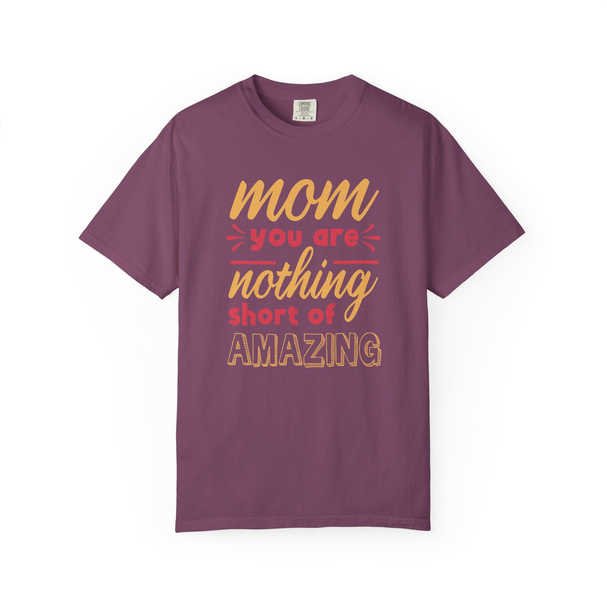 Mom T-shirt Mother's Day Mama Tee Unisex Comfort Colors Garment-Dyed Cotton h21