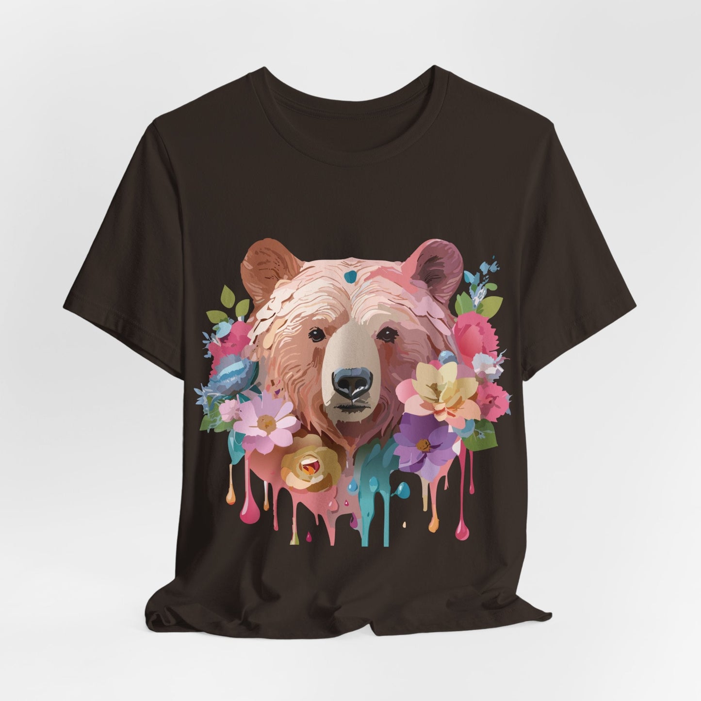 Bear Graphic T Shirt Unisex Adelpha Vintage Art Design Tee Edition
