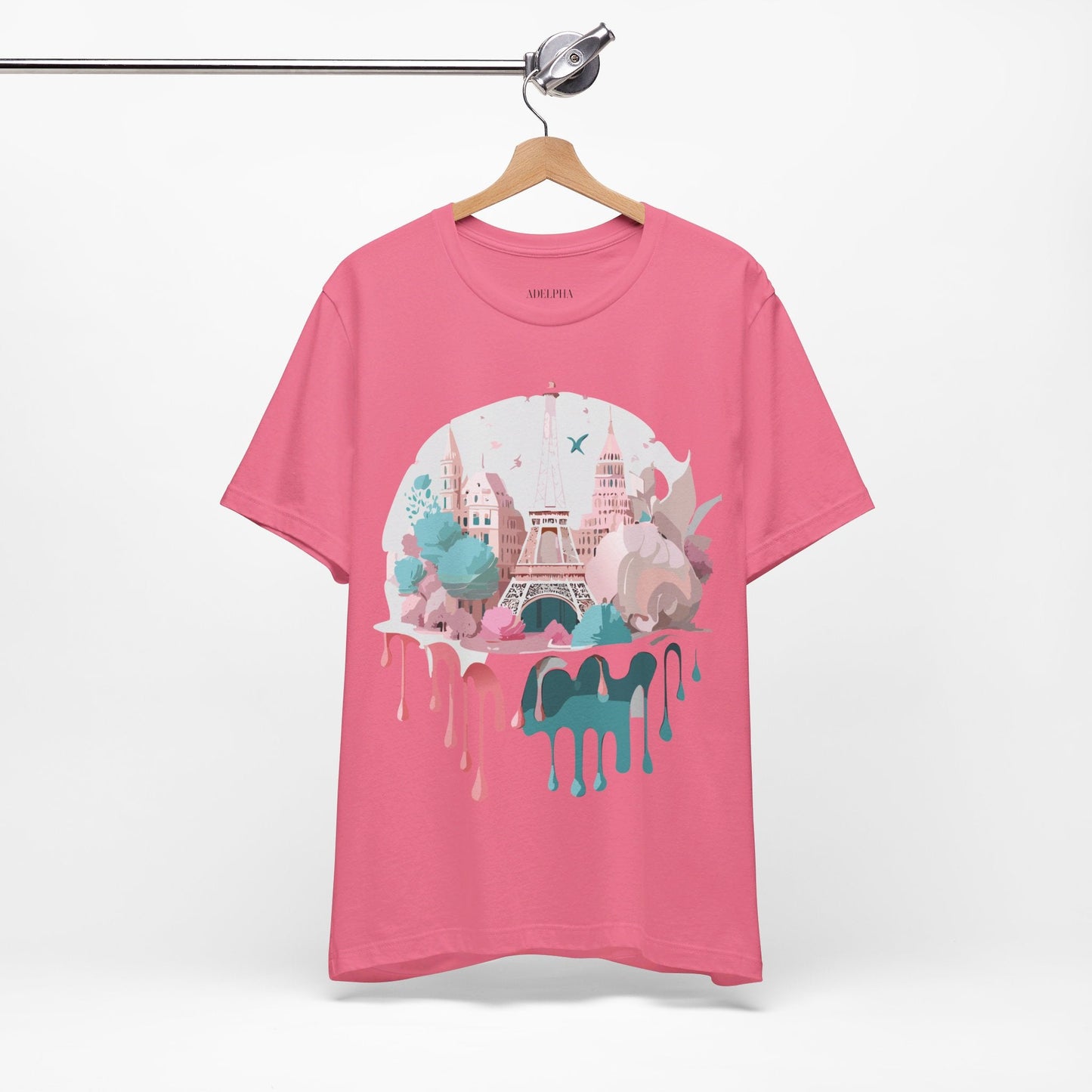 Paris Graphic Tee Unisex Premium Adelpha Art Design Vintage Inspired Short Sleeve Shirt