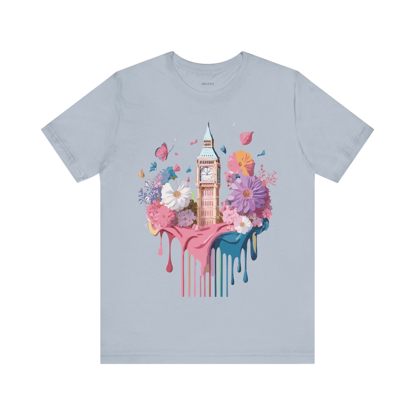 London Tourist Unisex Graphic Tee Vintage Inspired Art Design Short Sleeve