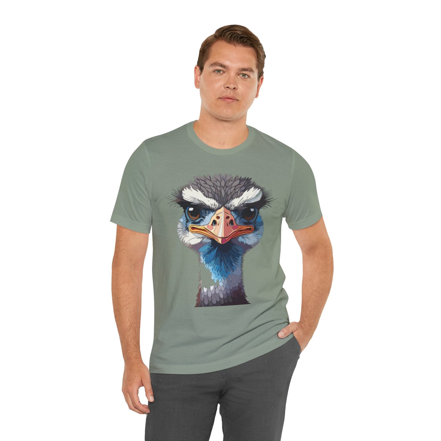 Unisex Animal Tee Shirt With Wildlife Art Design For Men And Women Gildan Softstyle 64000