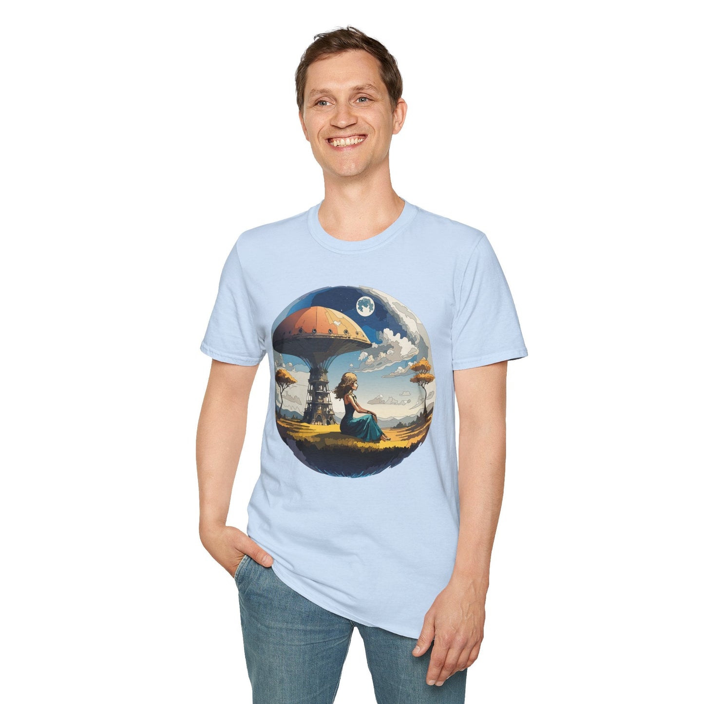 Womens Graphic T Shirts Art Design Shirt Softstyle Short Sleeve Cotton Tee Premium Quality