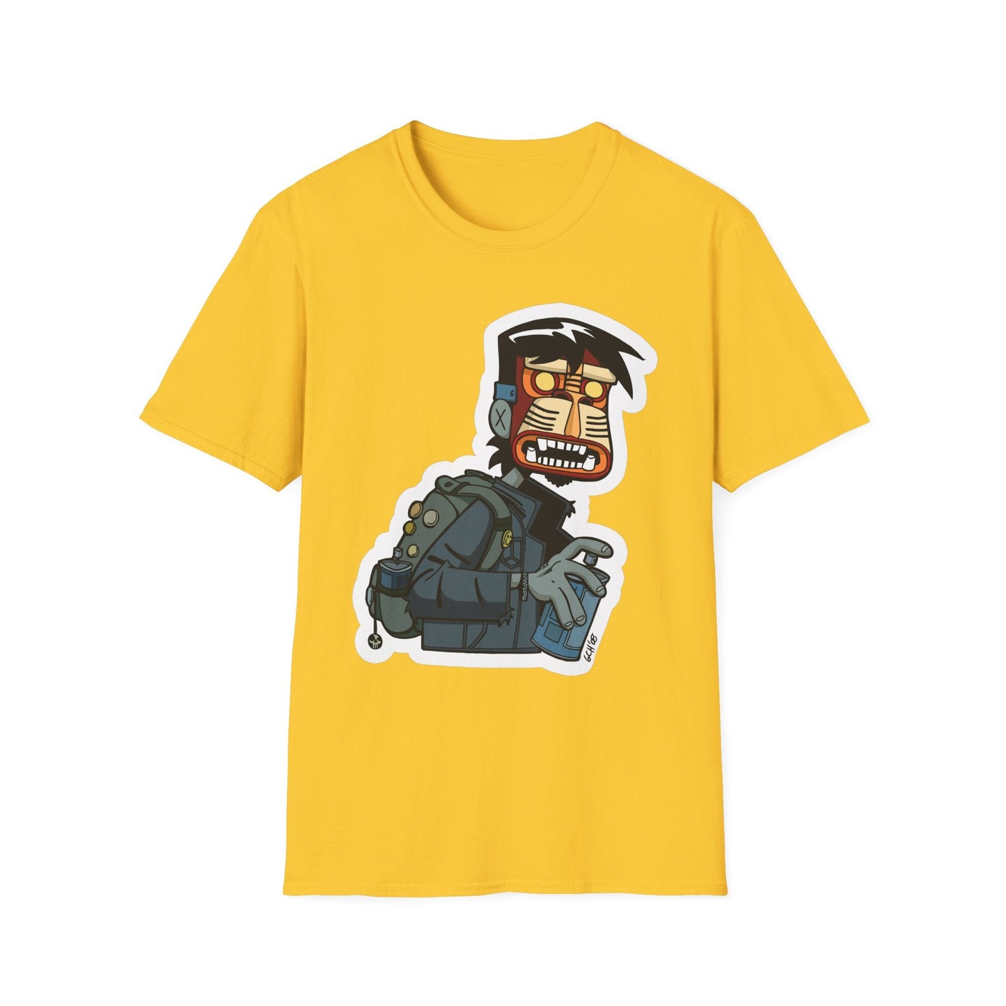 Cartoon T Shirt Animation T Shirt Funny Tee Shirt Unisex Short Sleeve Softstyle Cotton Tee 64000