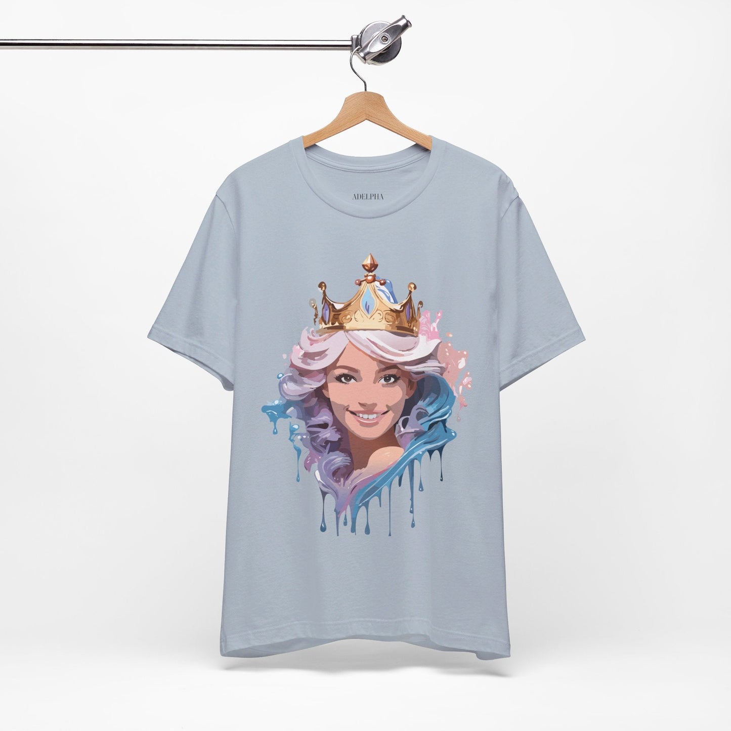 Queen Graphic Tee From Adelpha Vintage Inspired Art Design Unisex Jersey Short Sleeve