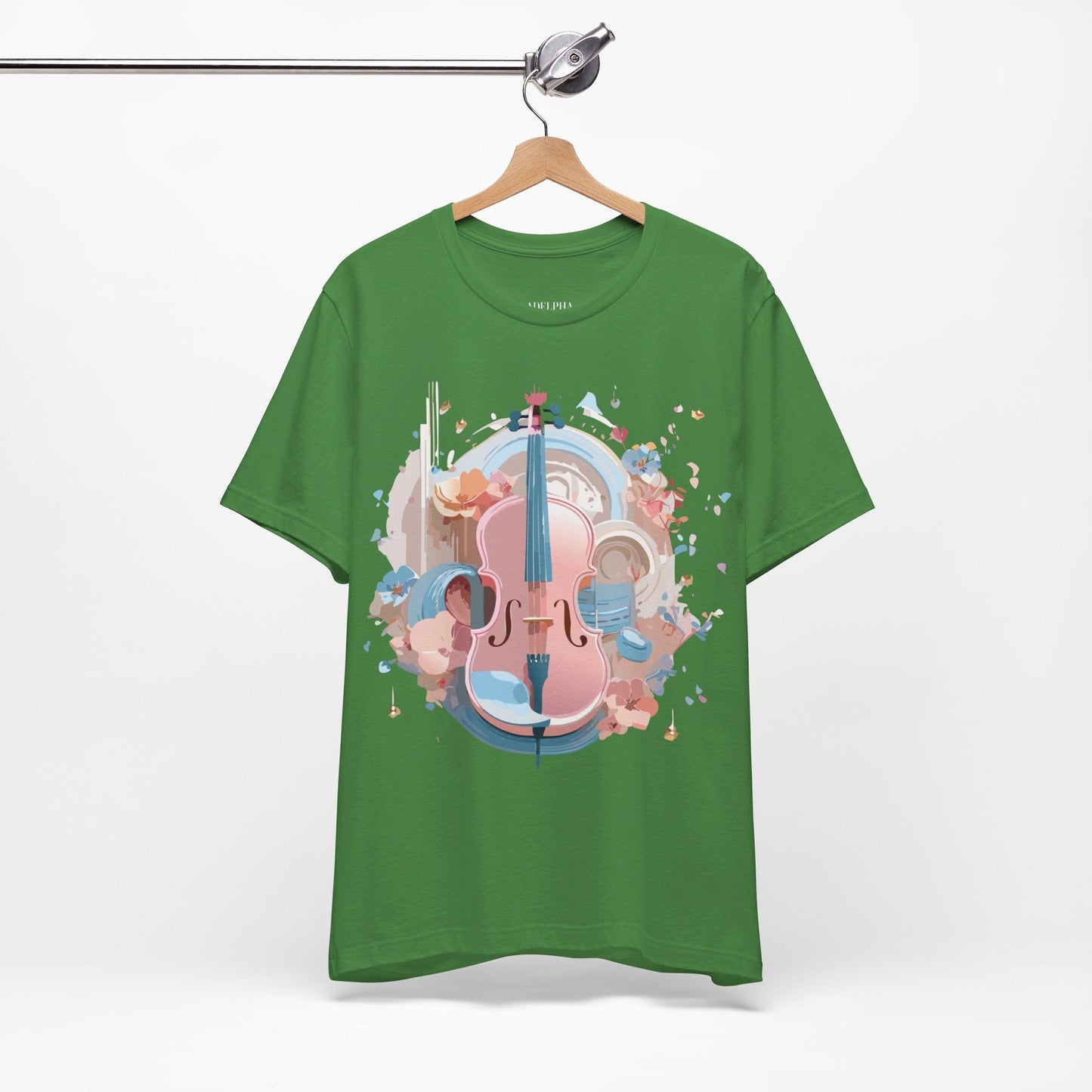 Music T Shirt Unisex Graphic Tee By Adelpha Art Design Vintage Inspired Short Sleeve