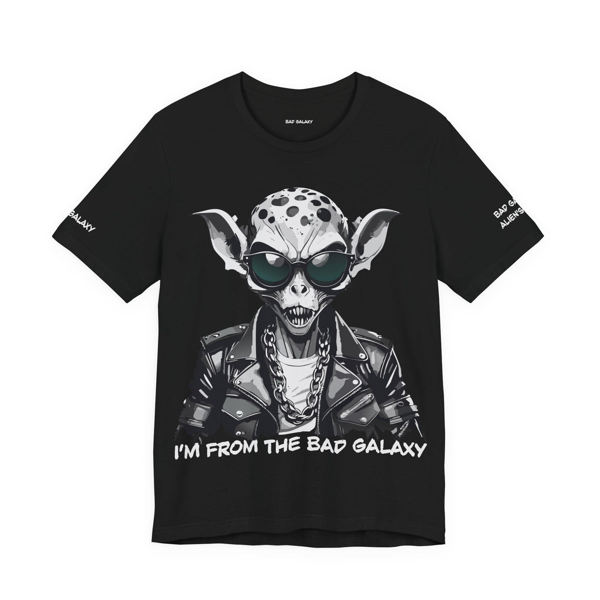 Alien Graphic Unisex Cotton Bella+Canvas Tee with Art Design b64