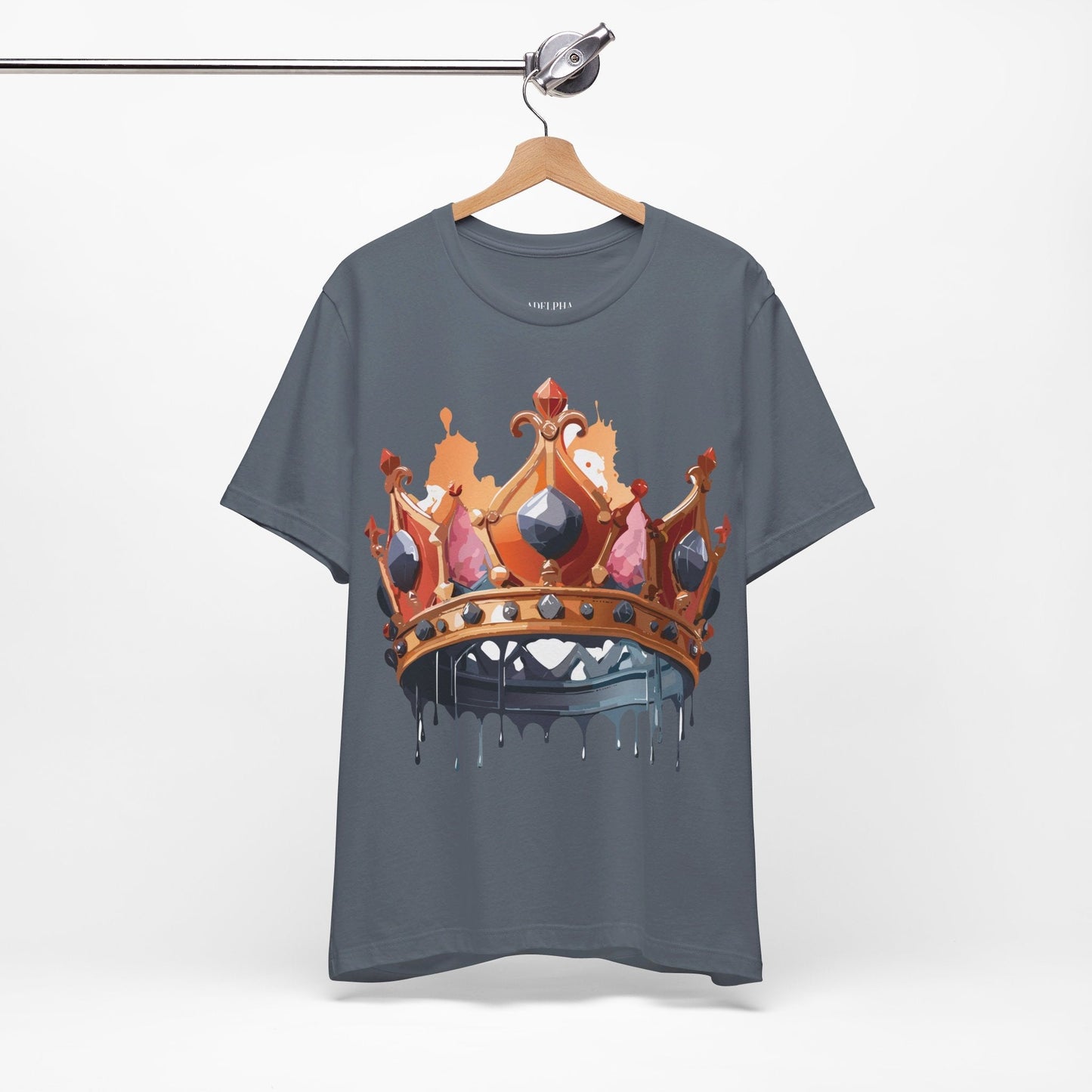 Adelpha Crown Graphic Tee Unisex Jersey Short Sleeve Art Design Vintage Inspired Shirt