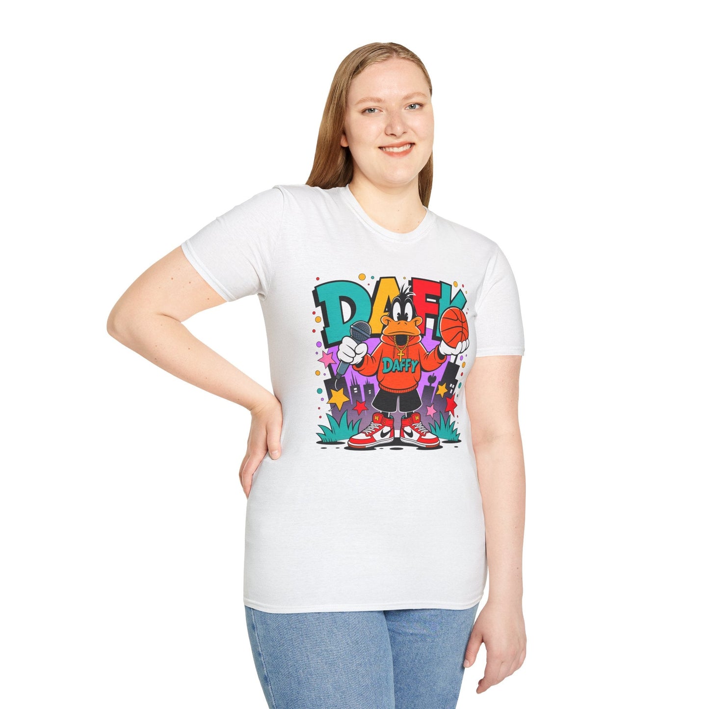 Funny Animals Cartoon T Shirt Unisex Graphic Tee Animation Shirt Softstyle Cotton