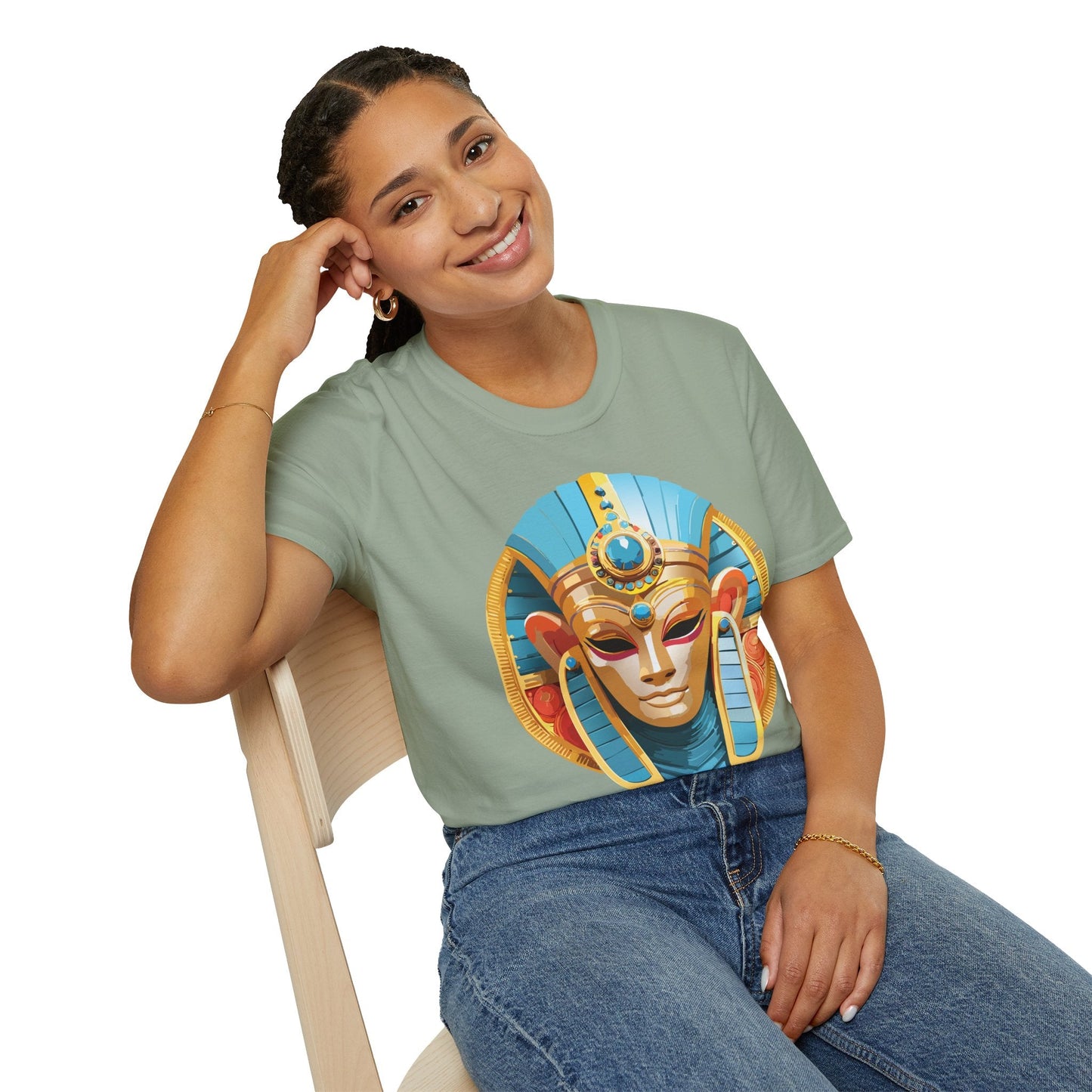Mask Tee Shirt Unisex Softstyle Short Sleeve Art Design T Shirt 100 Percent Ring Spun Cotton