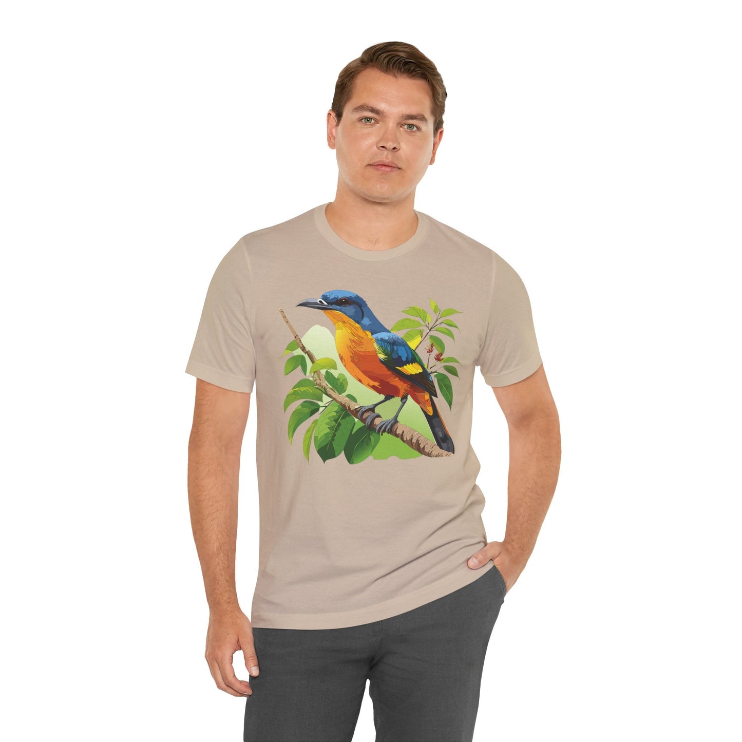 Unisex Animal Design Tee Shirt With Wildlife Graphics For Casual Everyday Wear And Comfort