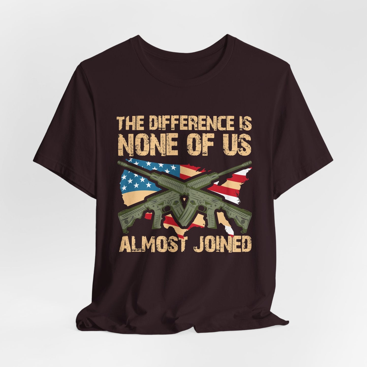 Army Veteran Patriotic Graphic Design Unisex Cotton T-Shirt v18