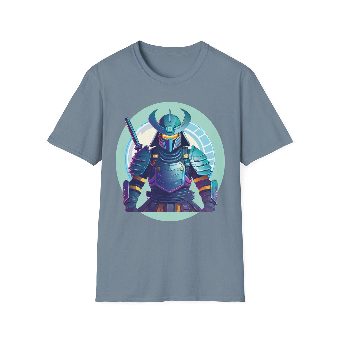 Samurai T Shirt Unisex Softstyle Tee Gildan 64000 Lightweight Ring Spun Cotton Everyday Comfort