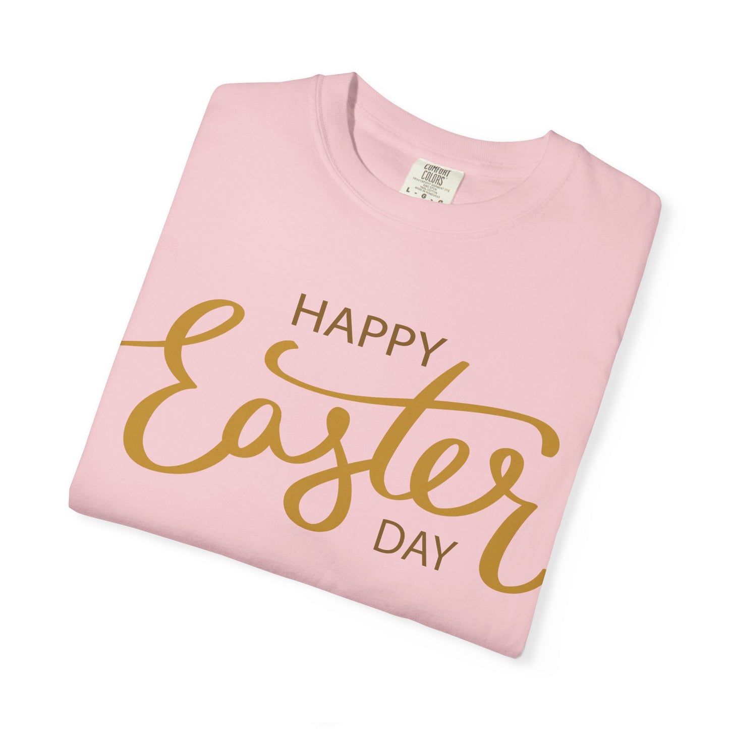 Happy Easter Day T-Shirt, Tee Shirt with Easter Signature, T Shirt with Easter Prints, Tee Shirt with Easter Design