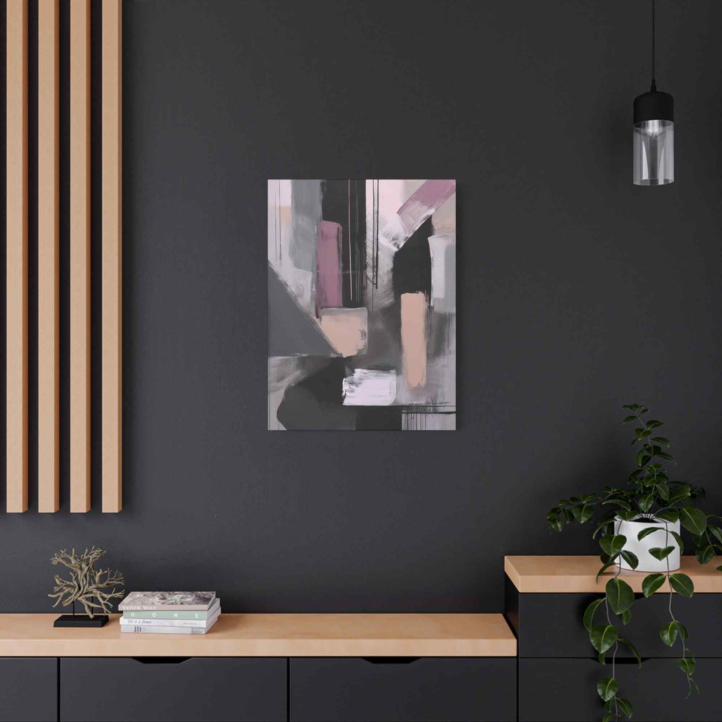 Abstract Geometric Painting Print Canvas 20x24,20x30,24x30 24x32,24x36,30x40 32x48,36x48,40x60 Pine-Wood Inner Frame ABS-47
