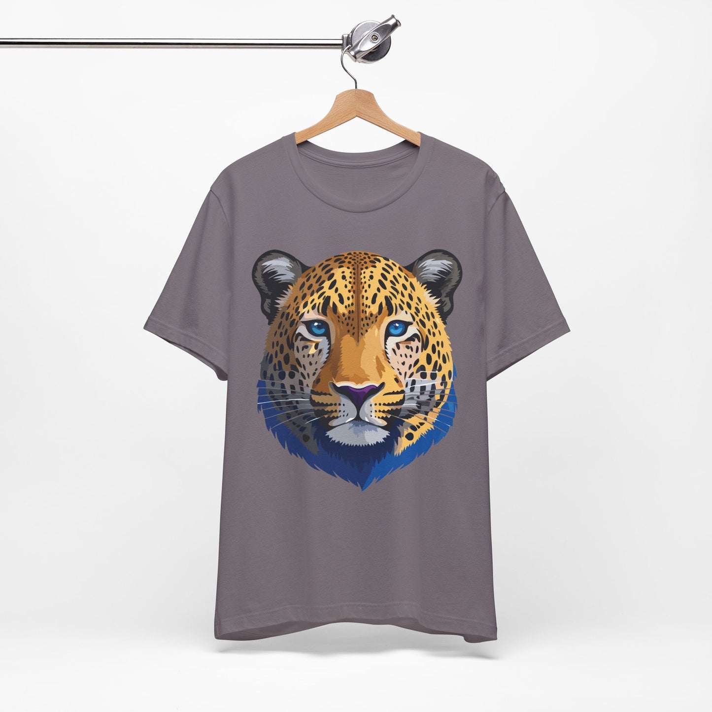 Unisex Animal Graphic Tee Shirt With Wildlife Art Design For Everyday Comfort Short Sleeve