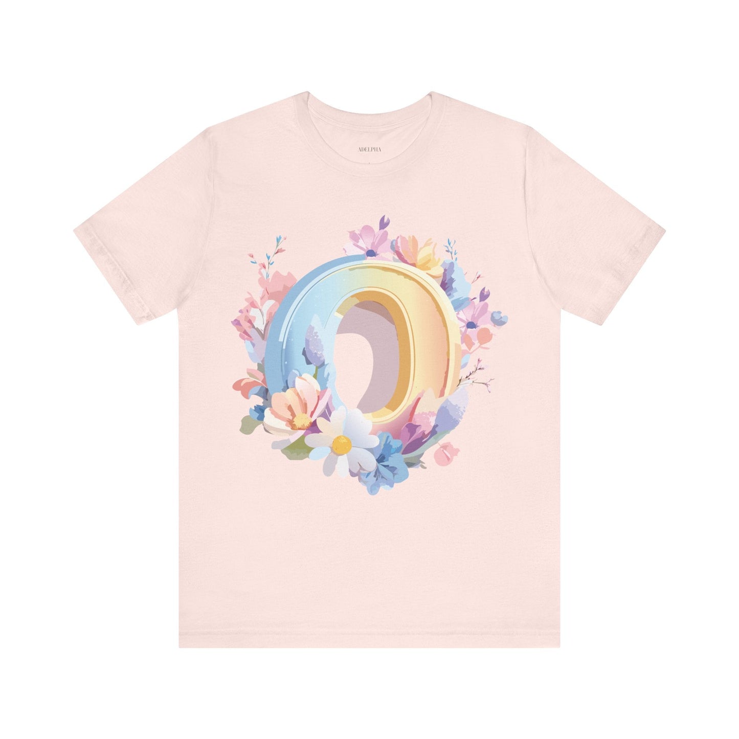 Adelpha Letter O Shirt Unisex Graphic Tee Vintage Inspired Art Design Jersey Short Sleeve
