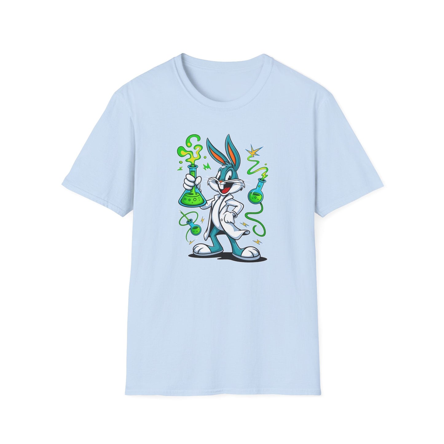 Bugs Bunny T Shirt Cartoon Design Unisex Softstyle 64000 Tee Graphic Shirt Art Design