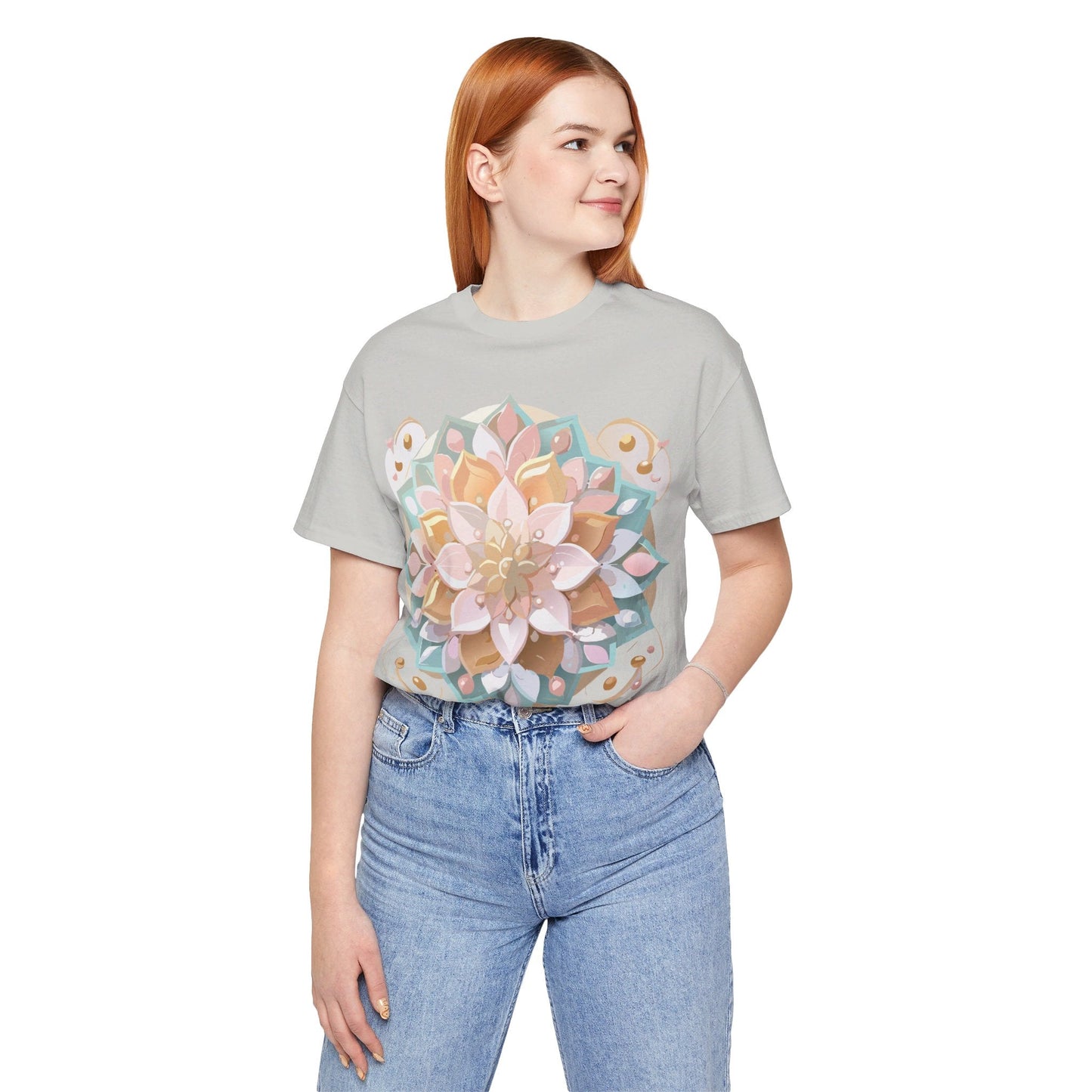 Mandala Shirt Graphic Tee Unisex Adelpha Vintage Inspired Art Design Premium Apparel