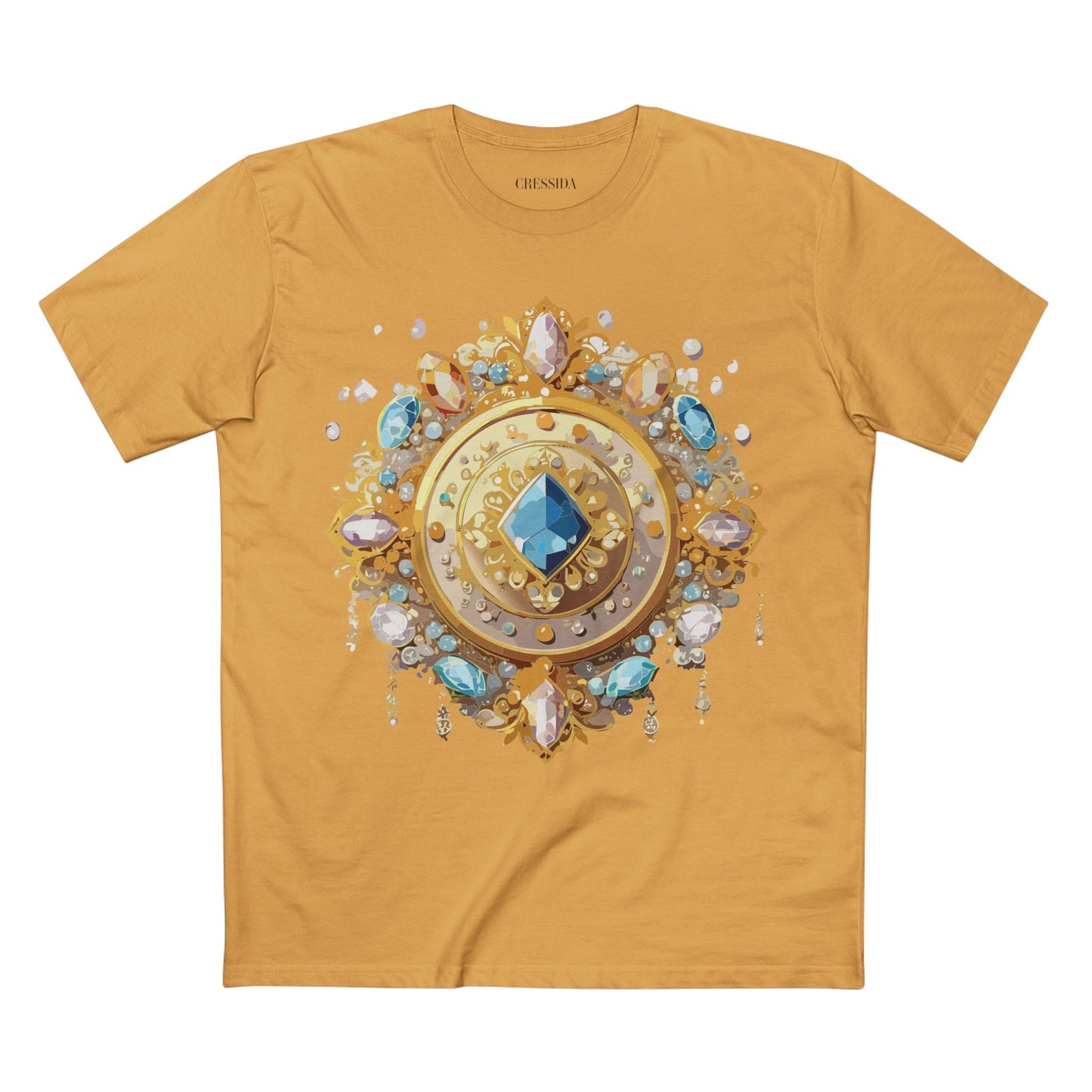 Medallion Graphic T-Shirt Unisex 100 Cotton With Gold Art Design Medal Tee 23