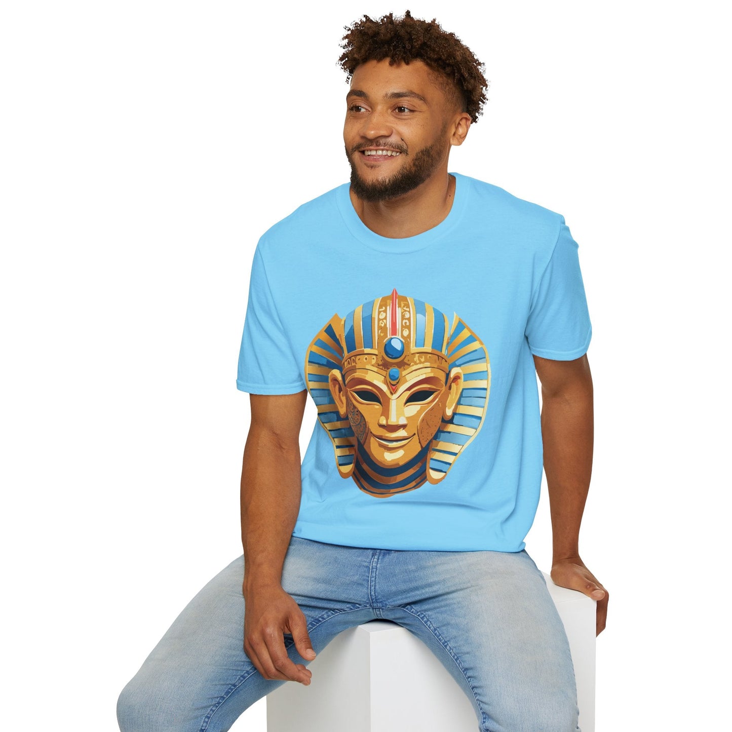 Mask Tee Shirt Unisex Masquerade Tee Softstyle Ring Spun Cotton Comfort For Everyday Wear