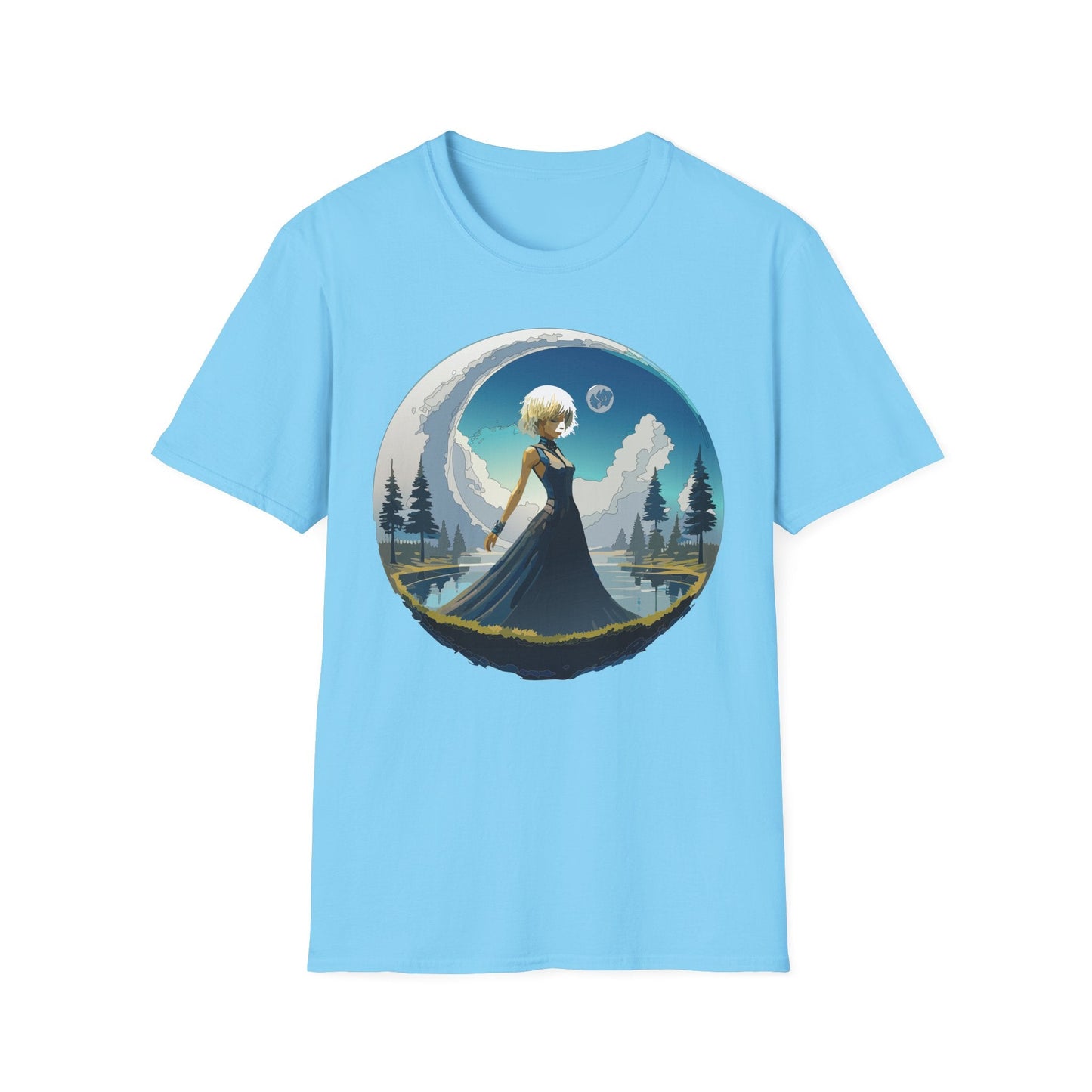 Womens Graphic T Shirt Art Design Tee Gildan Softstyle 64000 Unisex Short Sleeve