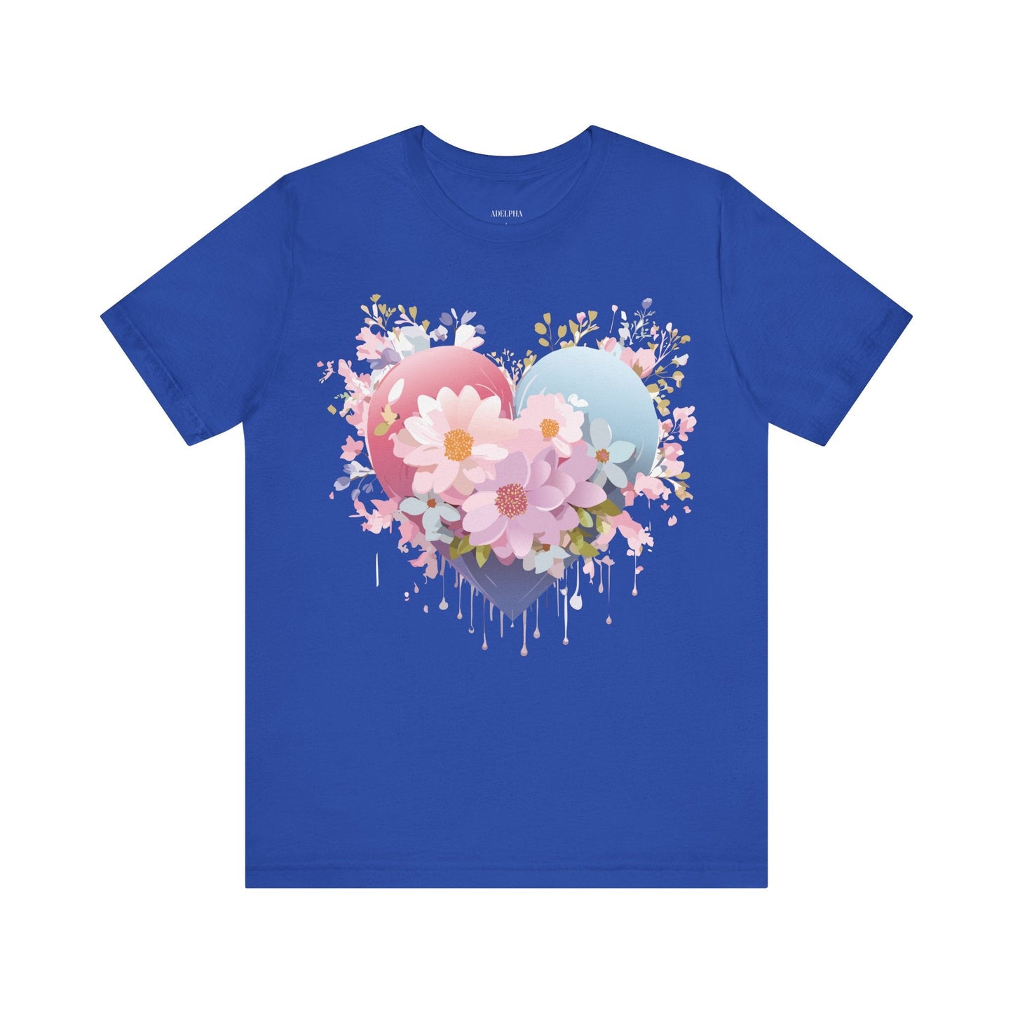 Valentine Graphic Tee Unisex Short Sleeve Vintage Inspired Artwork From Adelpha Premium Design