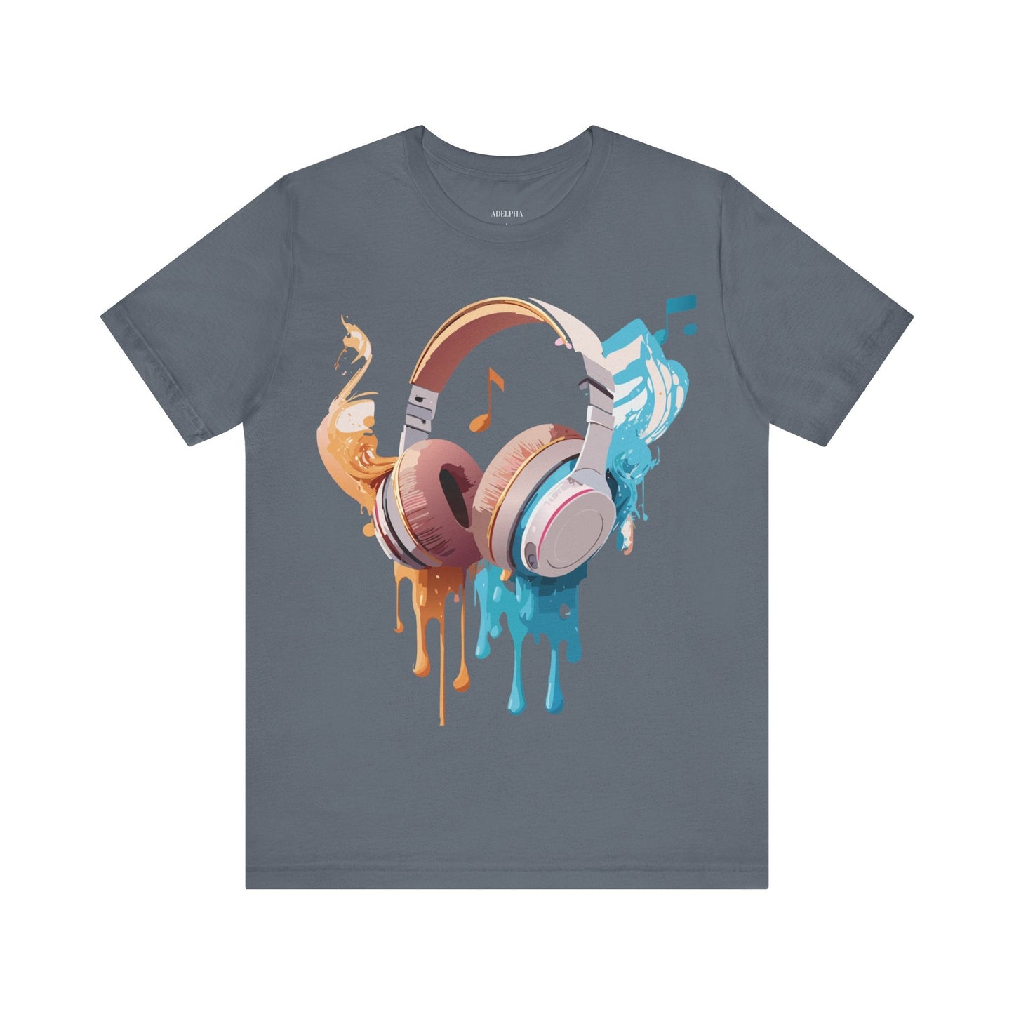Adelpha Music T Shirt Unisex Graphic Tee Vintage Inspired Artwork Short Sleeve Premium