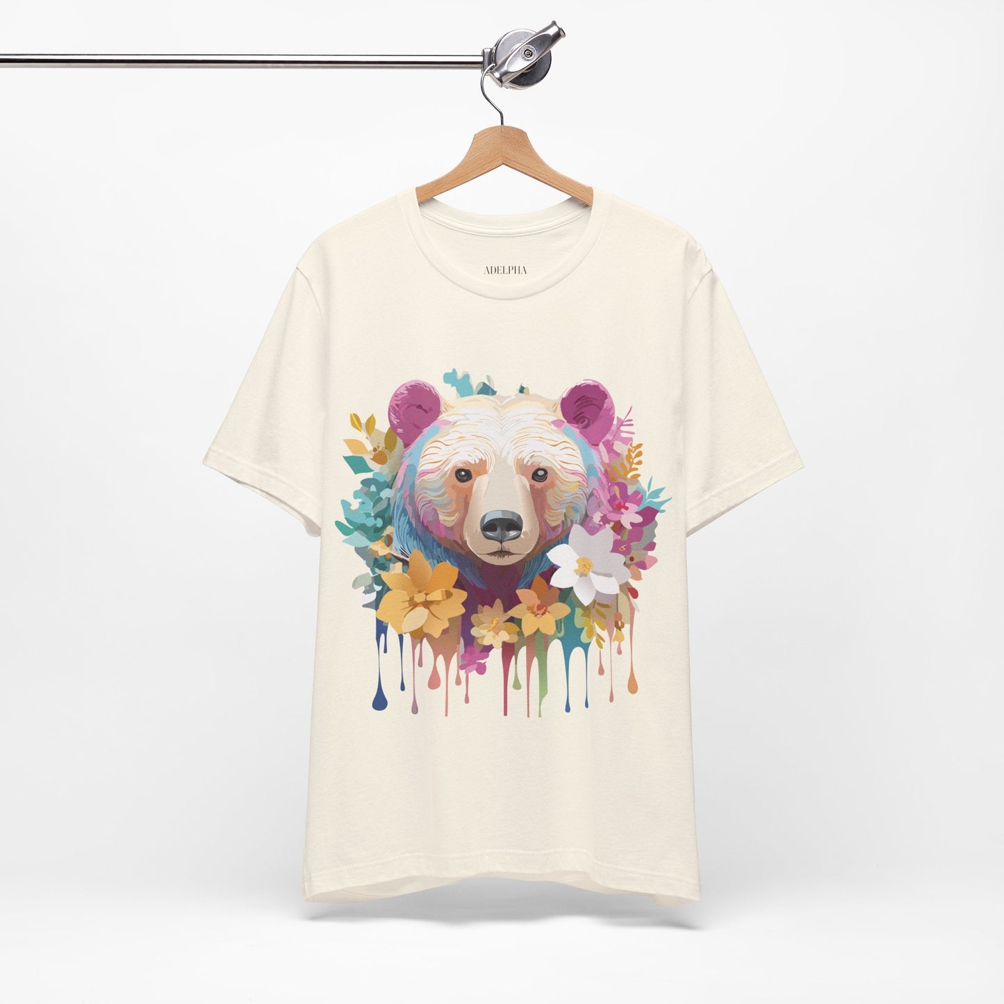 Adelpha Bear Graphic Tee Unisex Short Sleeve Shirt Art Design