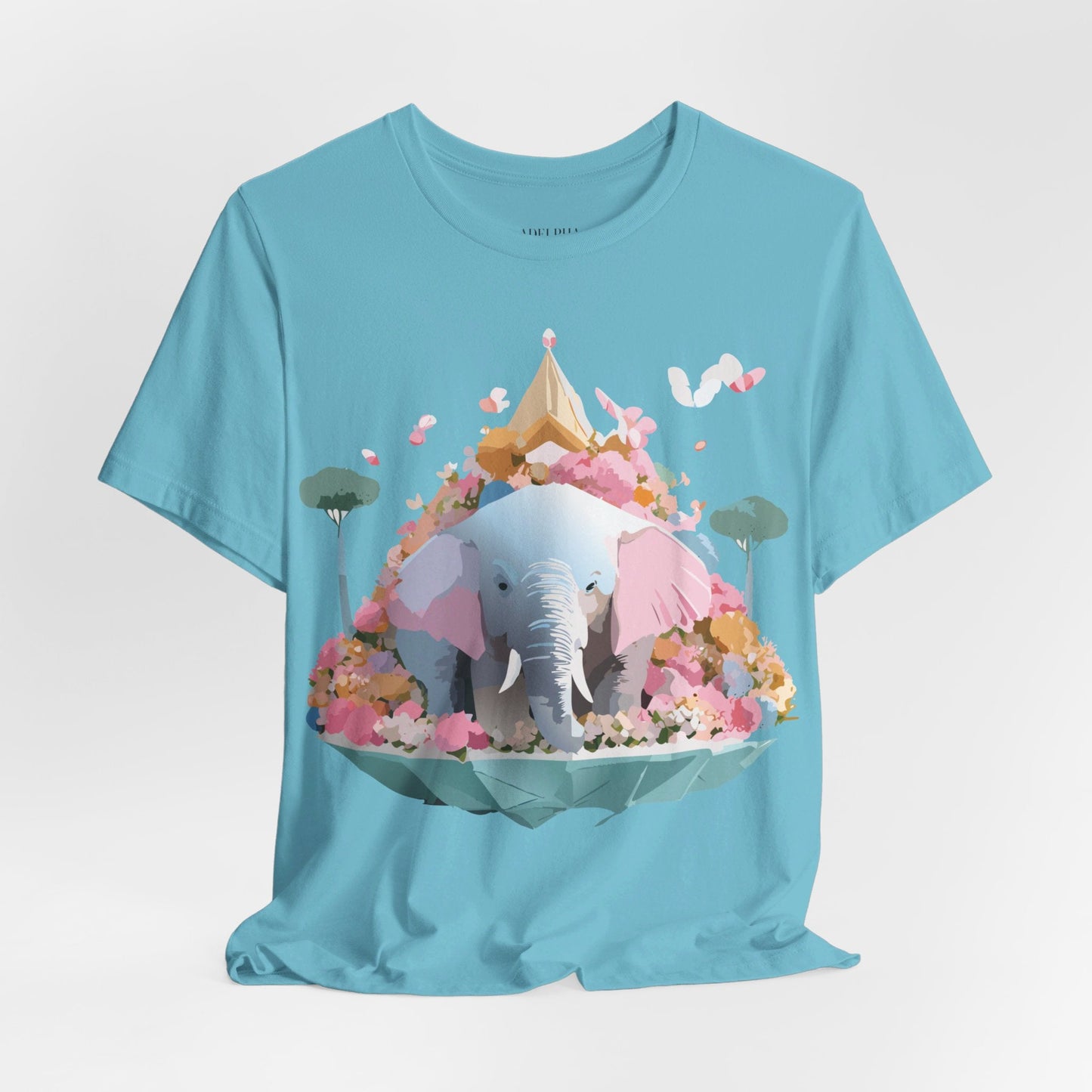 Elephant Graphic Tee Unisex Jersey Short Sleeve Adelpha Vintage Inspired Artwork