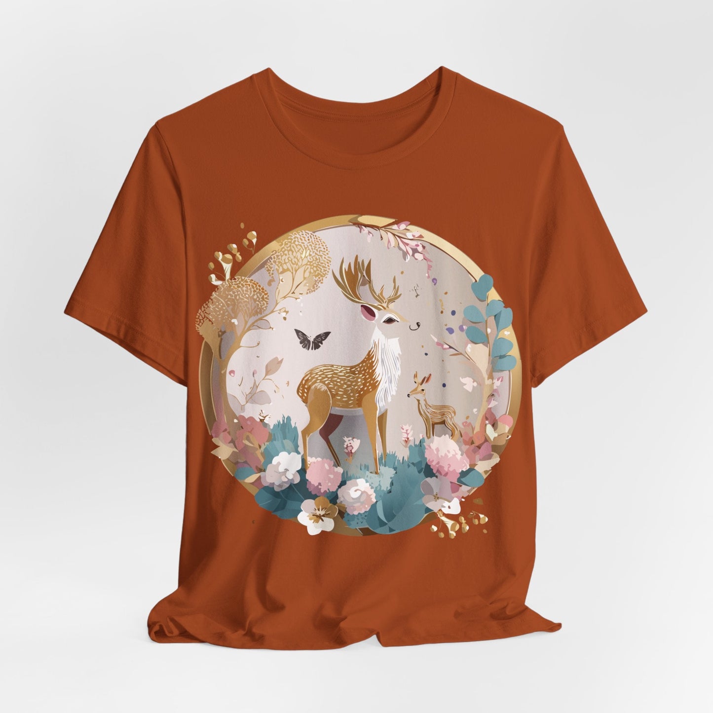 Medallion Graphic T Shirt Unisex Adelpha Vintage Inspired Artwork Short Sleeve Tee