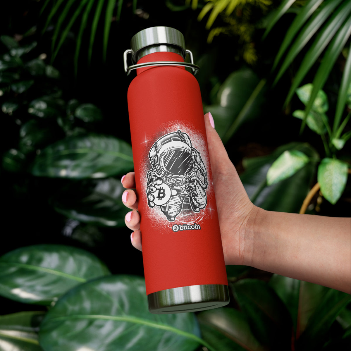 22oz Copper Insulated Water Bottle with Cartoon Design - CV4