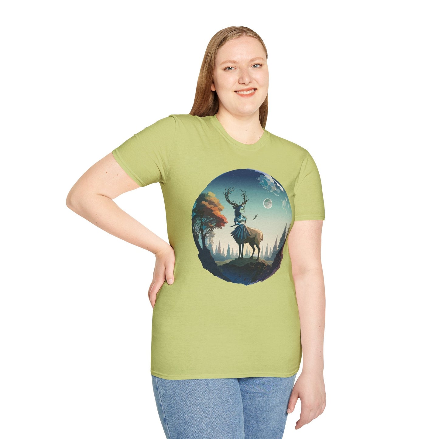 Womens Graphic T Shirts Art Design Tee Gildan Softstyle 64000 100 Percent Ring Spun Cotton Unisex