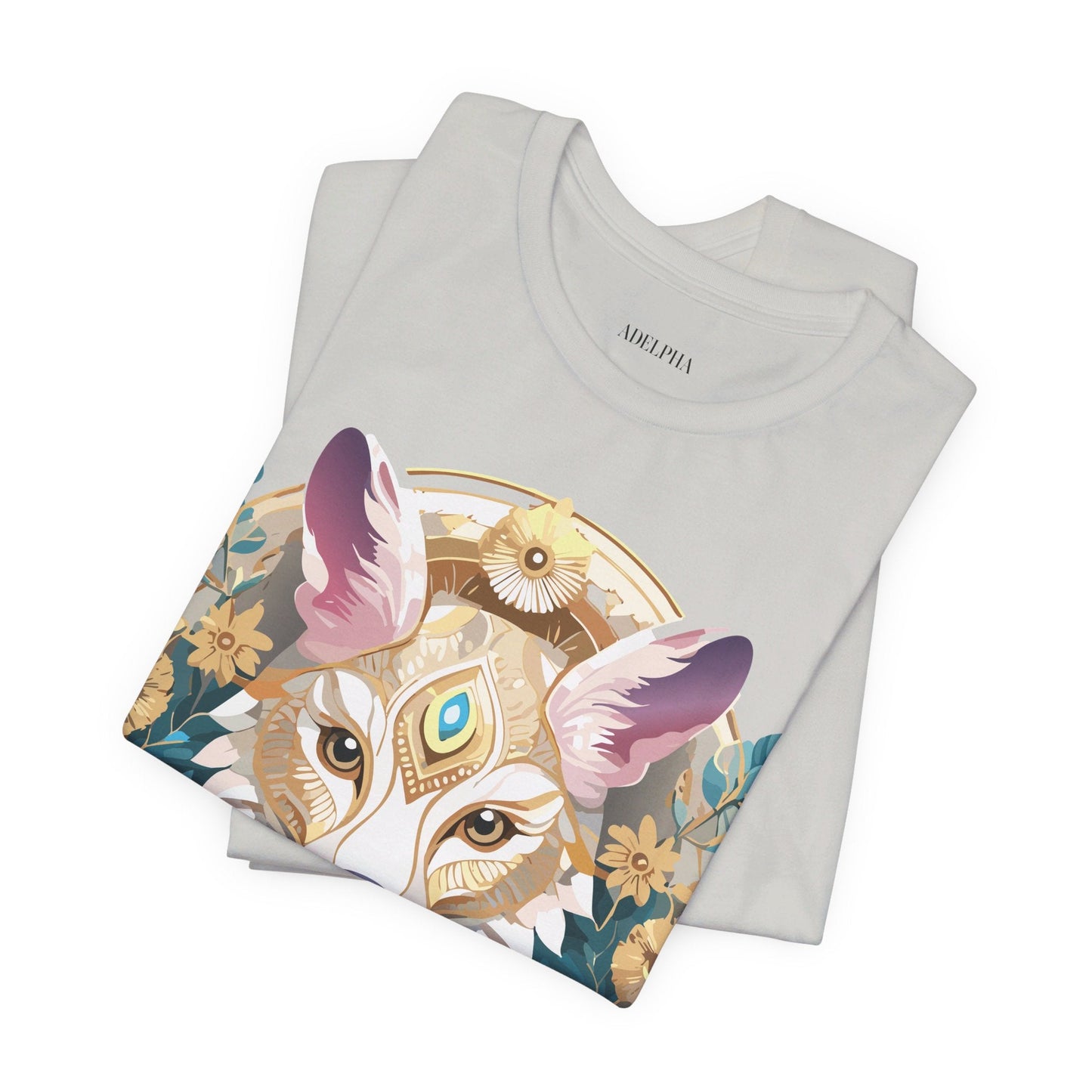 Medallion Graphic Unisex 100 Cotton Vintage Animal Medal Artwork Tee 84