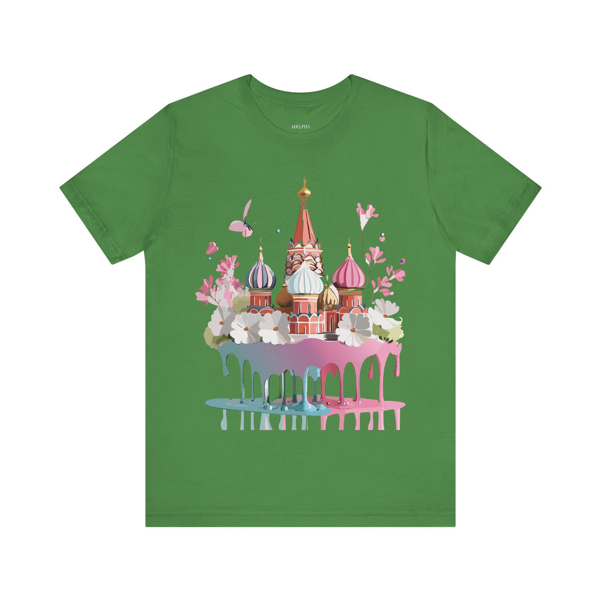 Graphic Unisex Cotton Bella+Canvas Tee Shirt with Moscow
